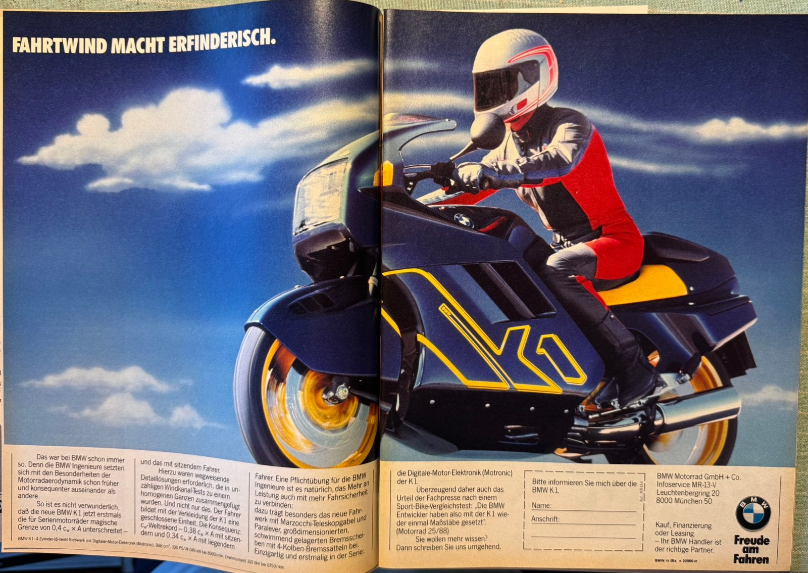 Advertentie BMW K1, Verzenden, Zo goed als nieuw, Motoren