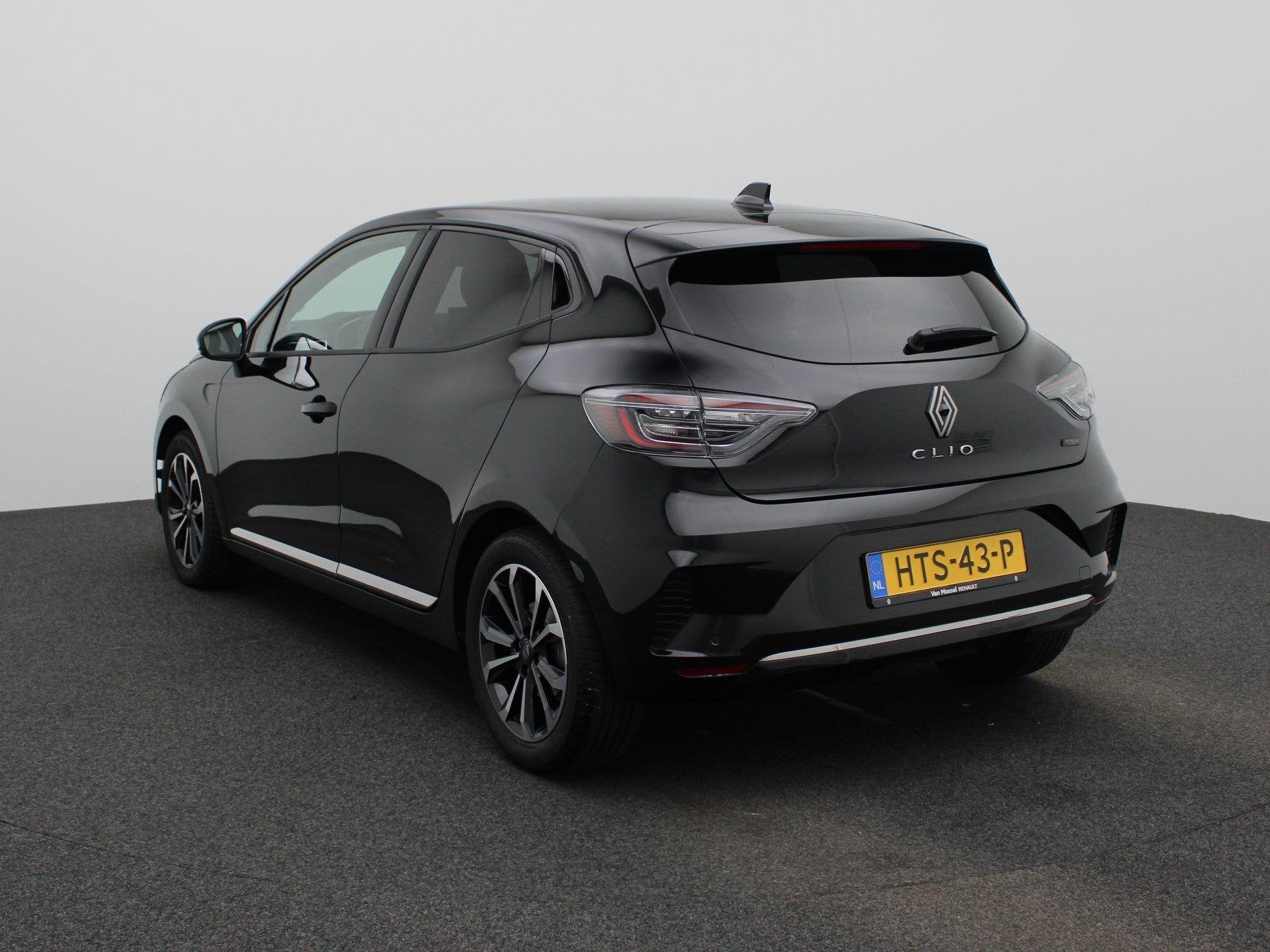 Renault Clio 1.6 E-Tech Full Hybrid 145 techno | Navigatie |, Euro 6, Leder en Stof, Zwart, Origineel Nederlands