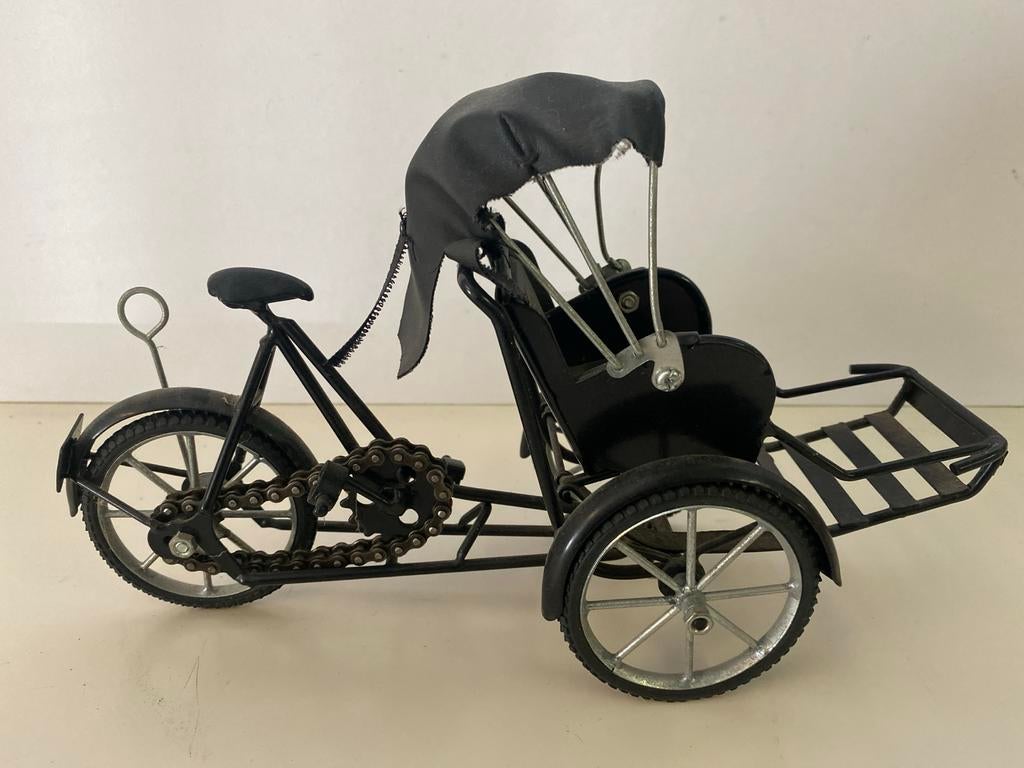 Decoratieve Riksja Miniatuur - Vintage Stijl, Ophalen of Verzenden, Gebruikt
