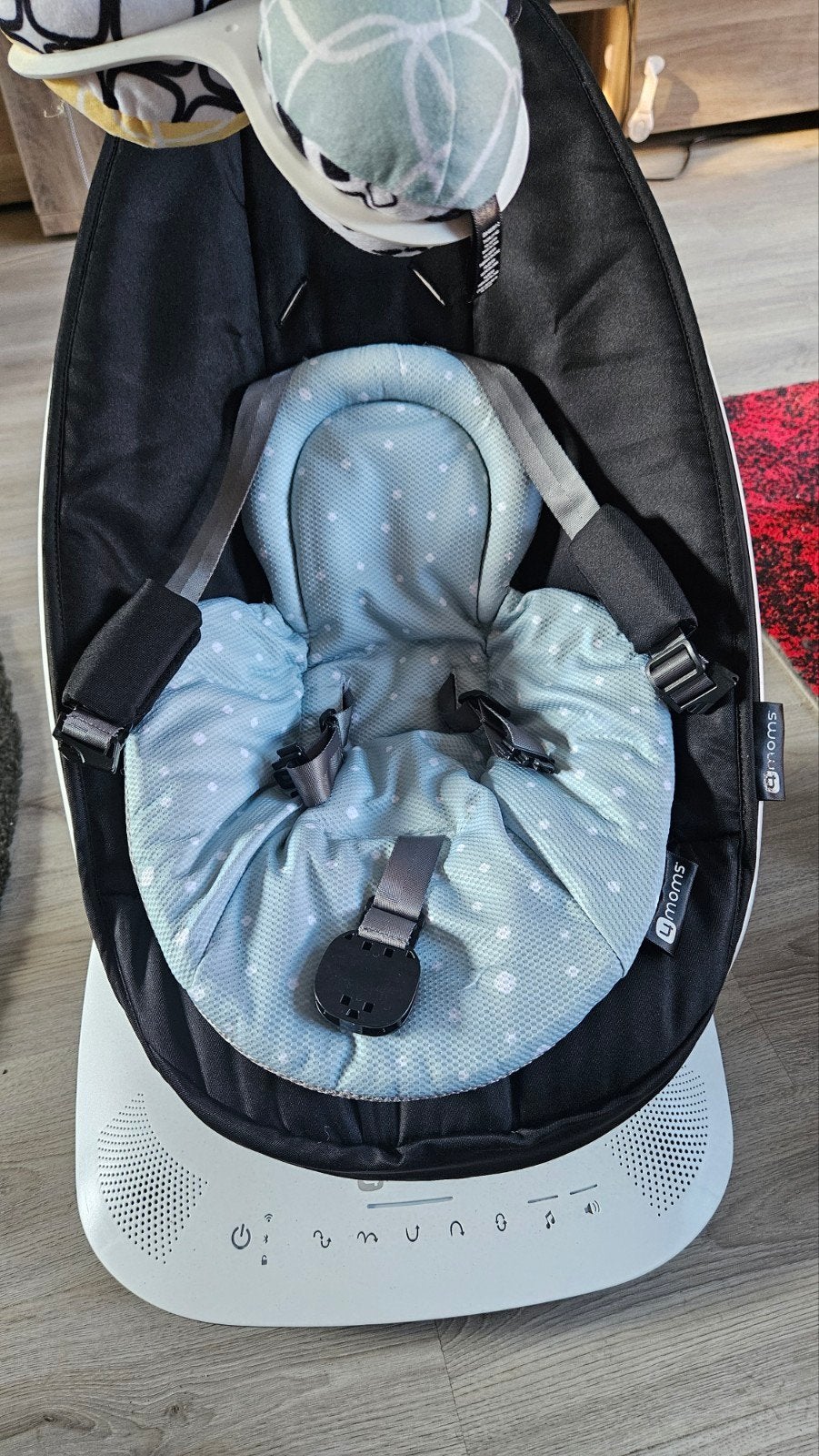 4moms MamaRoo 5 met verkleiner, Kinderen en Baby's, Wipstoeltjes, Verstelbaar, Wipstoel, Zo goed als nieuw, Ophalen