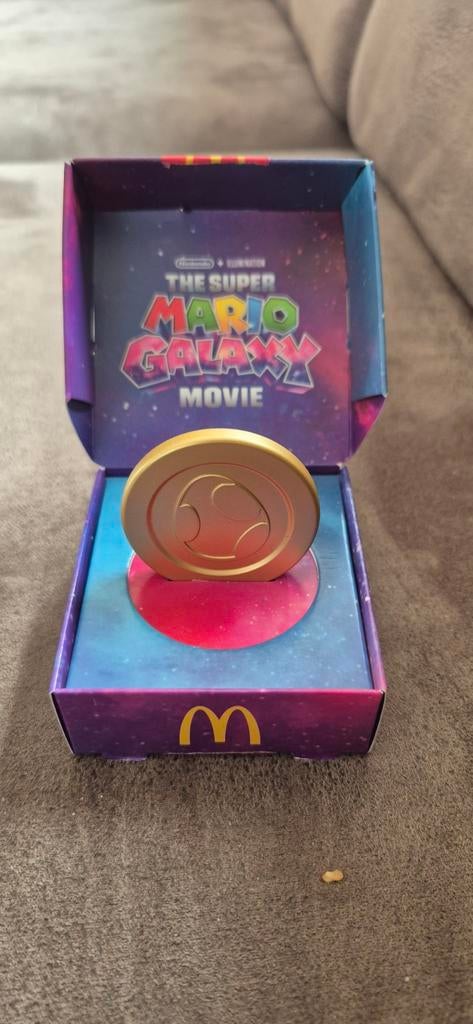 Super Mario Galaxy Movie munt McDonald's, Ophalen, Nieuw