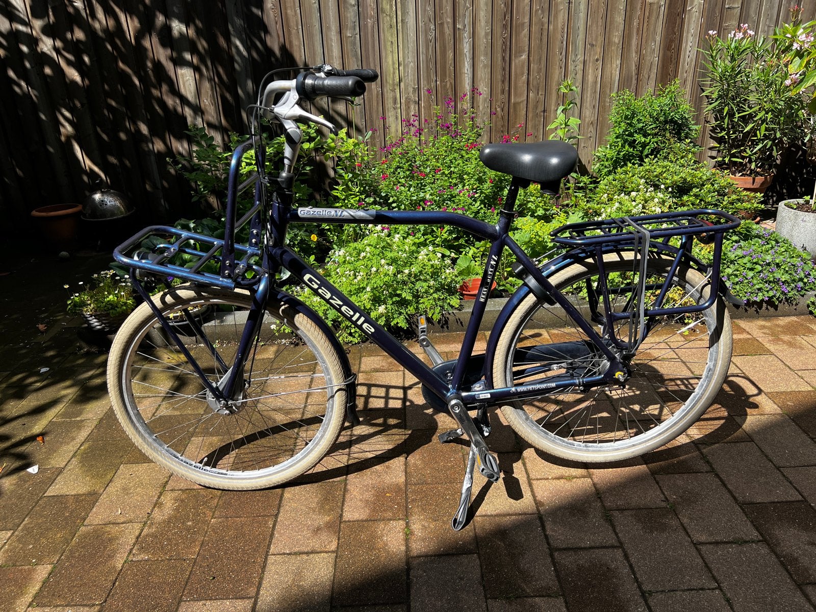 Gazelle HeavyDuty Herenfiets, Fietsen en Brommers, Fietsen | Heren | Herenfietsen, Ophalen, Versnellingen, Zo goed als nieuw, 57 tot 61 cm