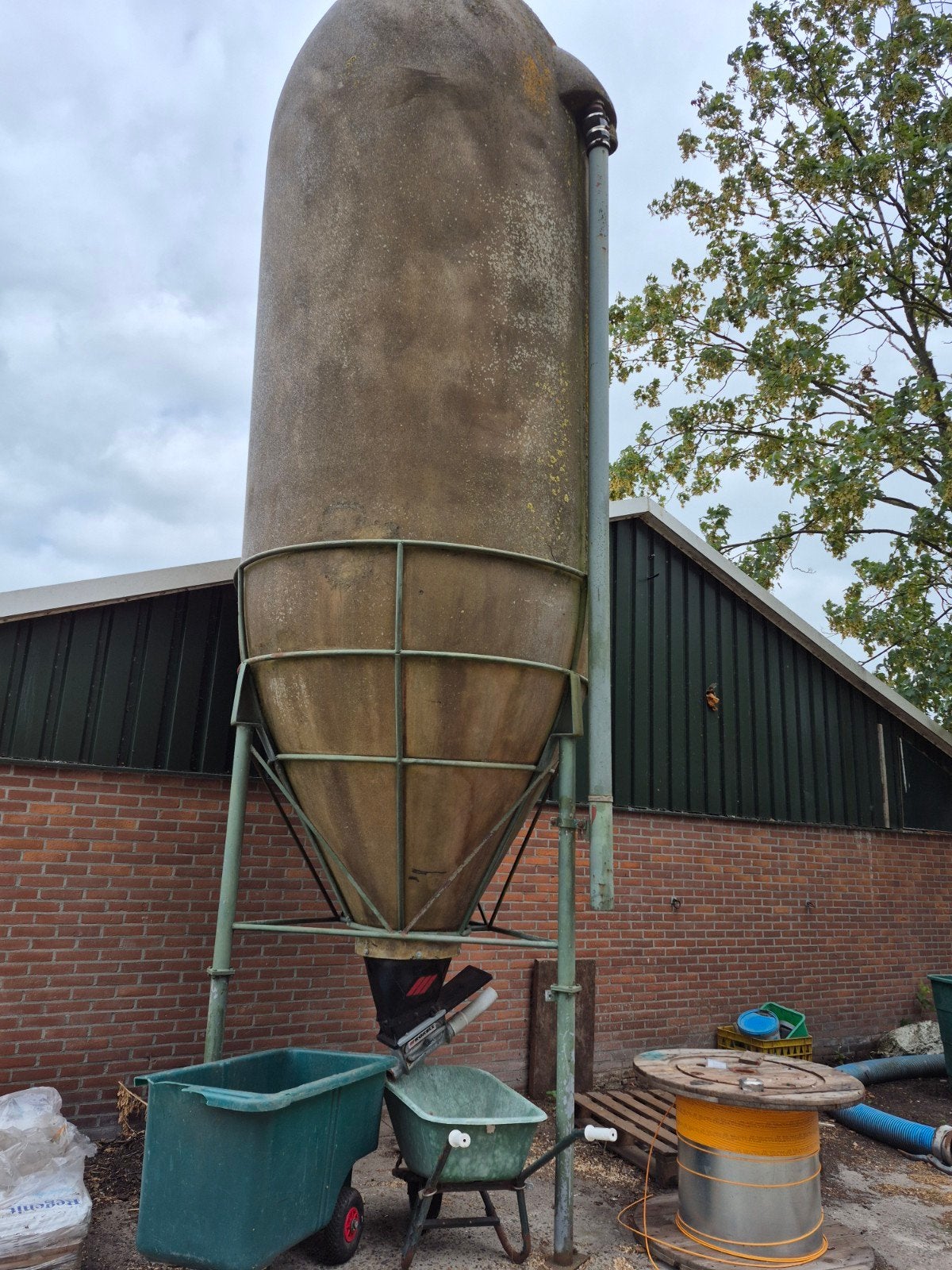 silo, Ophalen, Vee