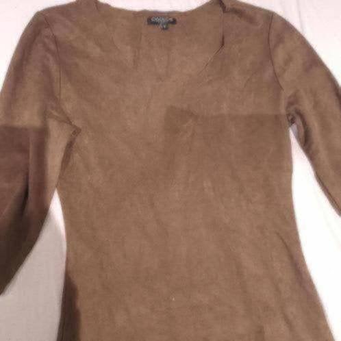Jurk s coolcat suede, Bruin, Verzenden, Zo goed als nieuw, Maat 36 (S)