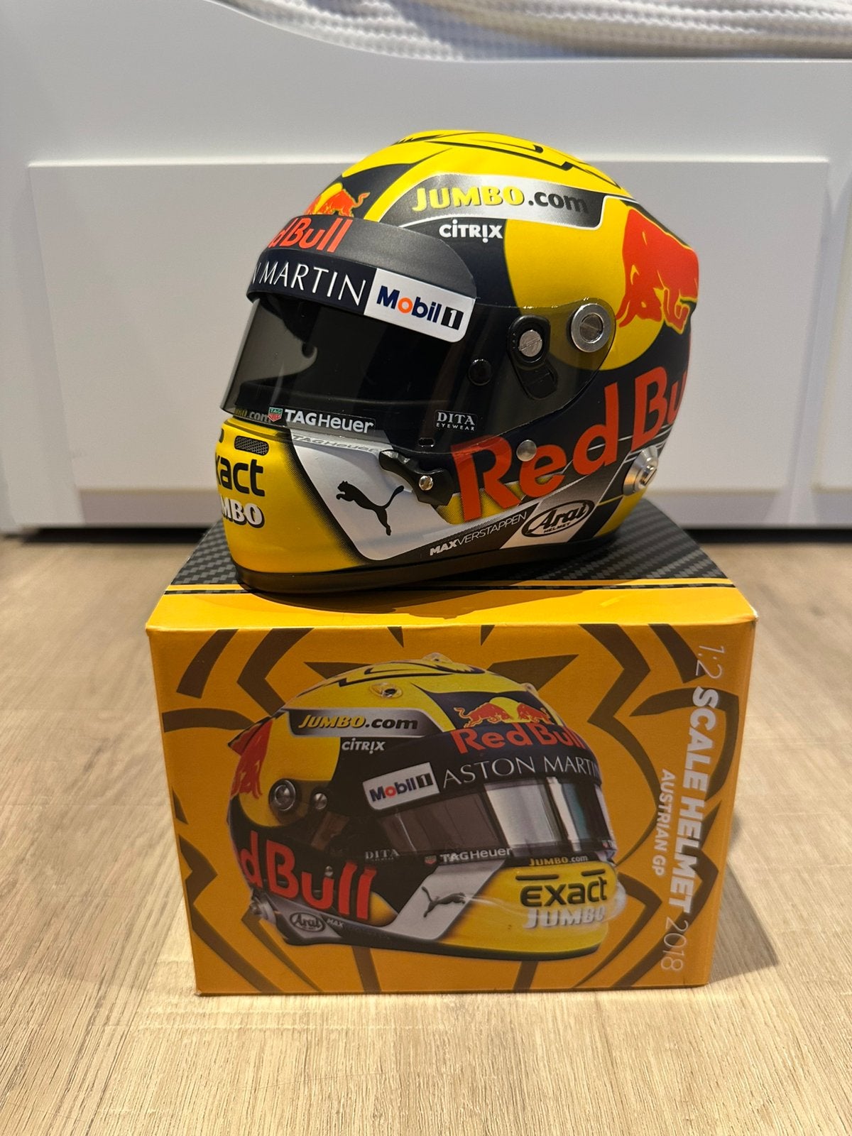 Max Verstappen 1:2 Oostenrijk 2018, Ophalen of Verzenden, Zo goed als nieuw, Auto's