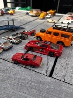 9x Vintage Corgi auto’s, Overige merken, Gebruikt, Auto, 1:32 tot 1:50
