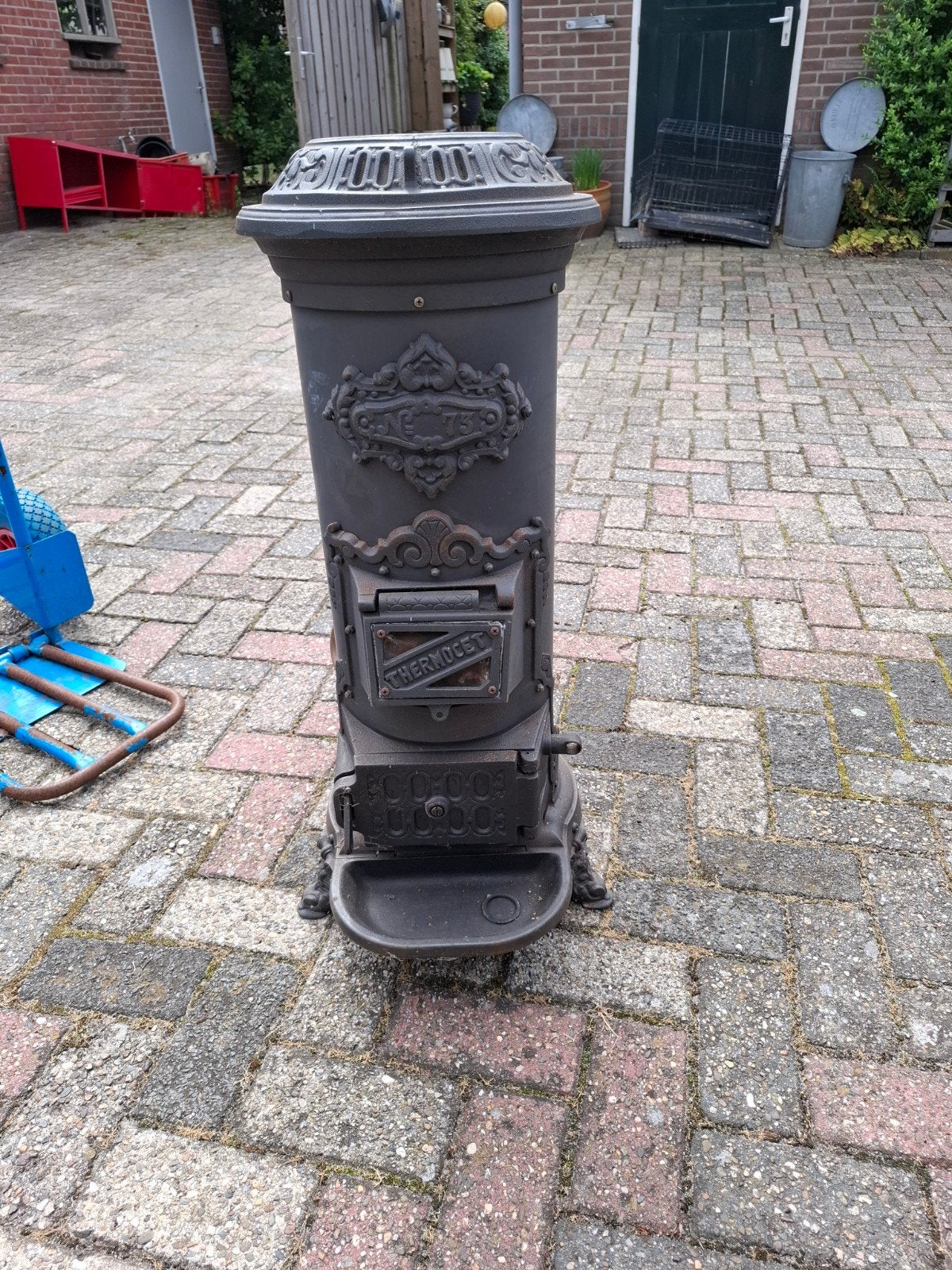 Antieke Thermocet 73 Gaskachel - Vrijstaand, Huis en Inrichting, Kachels, Ophalen, Gebruikt, Gas, Vrijstaand