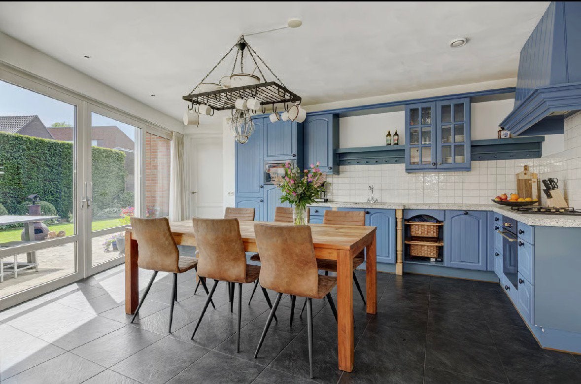 Blue Heritage keuken landelijk, Huis en Inrichting, Keuken | Complete keukens, Ophalen, Gebruikt, Hoekkeuken