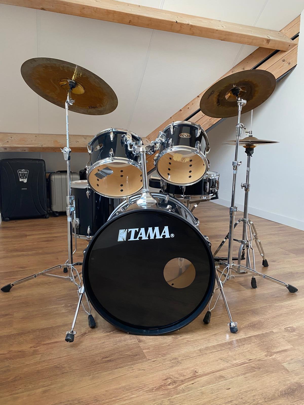 Tama Imperialstar drumstel – Zildjian Planet Z bekkens, Ophalen, Zo goed als nieuw, Tama