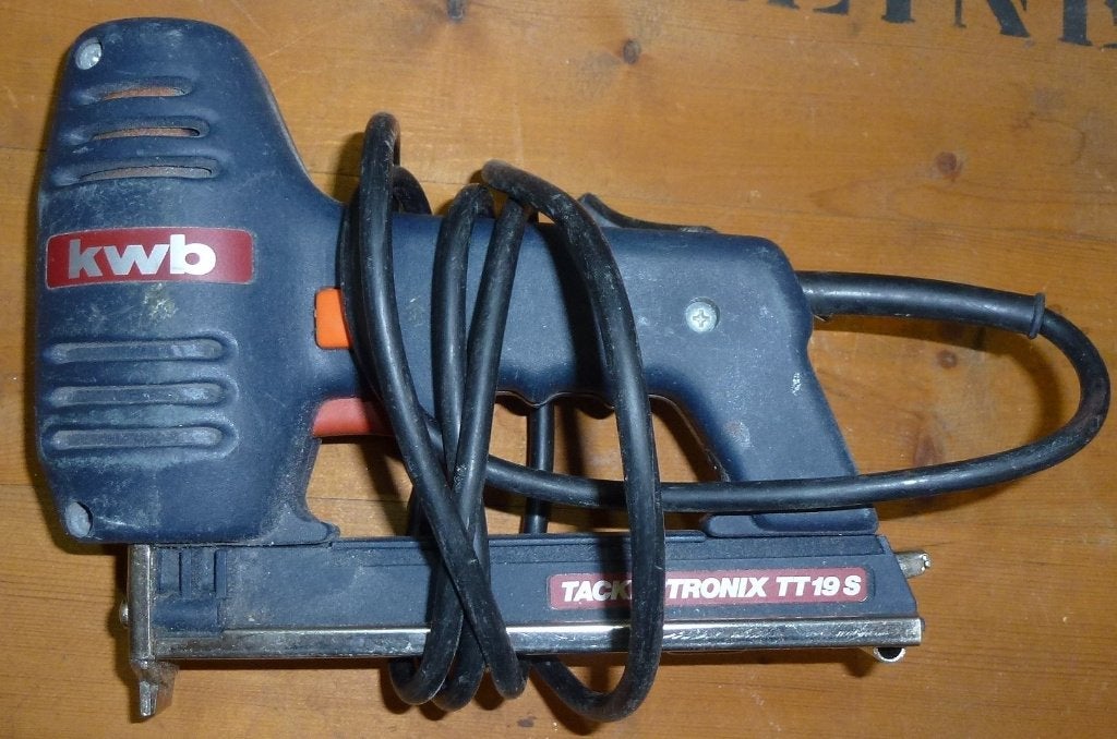KWB Tackertronix TT19S elektrische tacker, Ophalen of Verzenden, Gebruikt, Tacker/nietmachine, Overige merken
