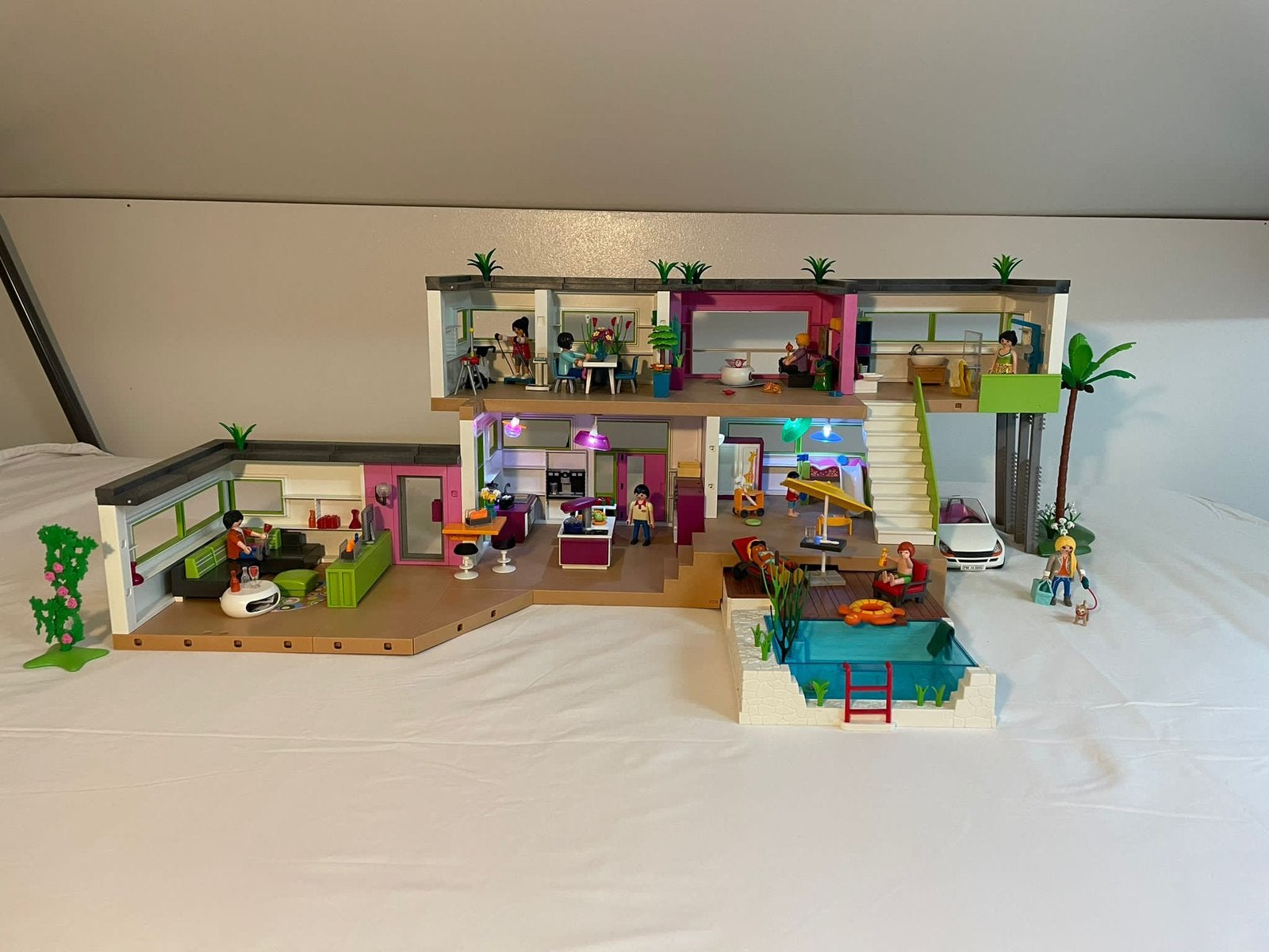 Playmobile luxe villa met licht