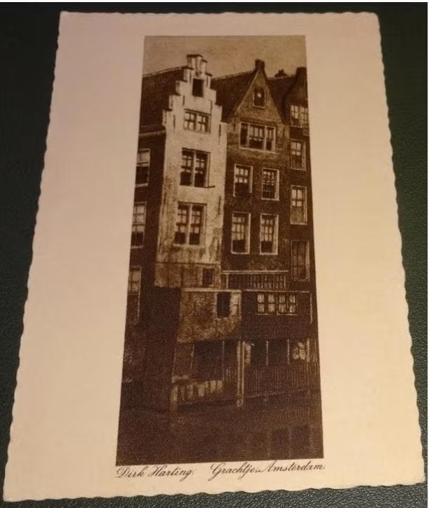 Amsterdam - Grachtje - Dirk Harting, Verzenden, 1920 tot 1940, Ongelopen, Noord-Holland