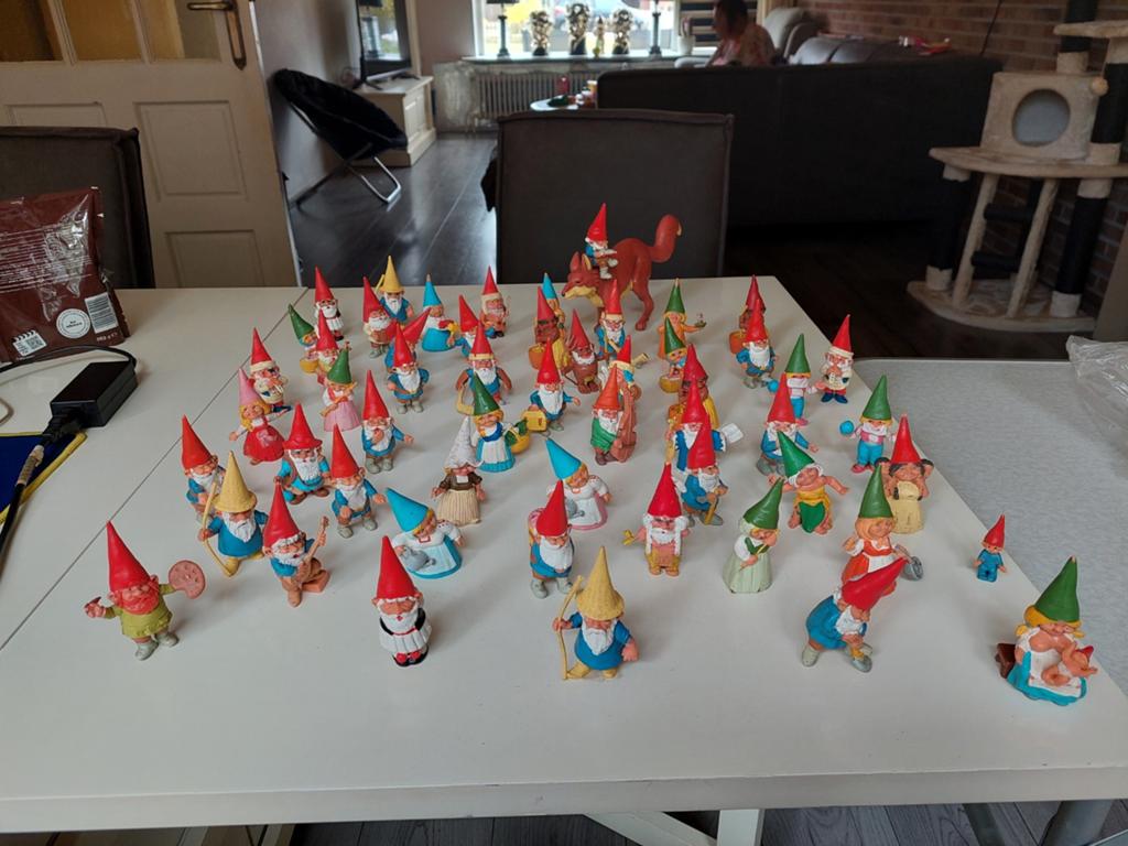 56 Vintage David en Lisa, Swift, Rien Poortvliet  kabouters, Ophalen of Verzenden, Gebruikt