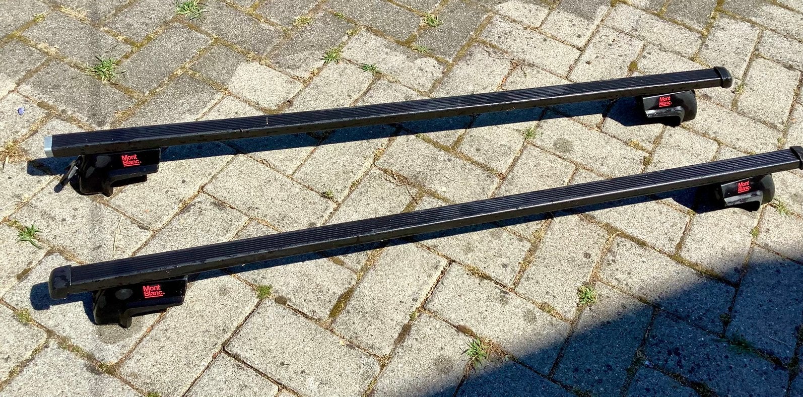Mont blanc universele dakdragers 120 cm, verstelbaar, Auto diversen, Dakdragers, Ophalen of Verzenden, Gebruikt