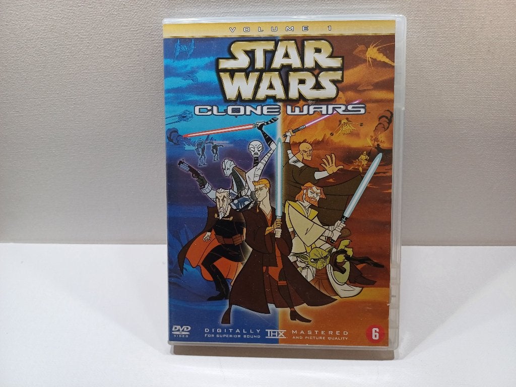 Star Wars Clone Wars Volume 1 DVD, Ophalen of Verzenden, Zo goed als nieuw, Overige typen