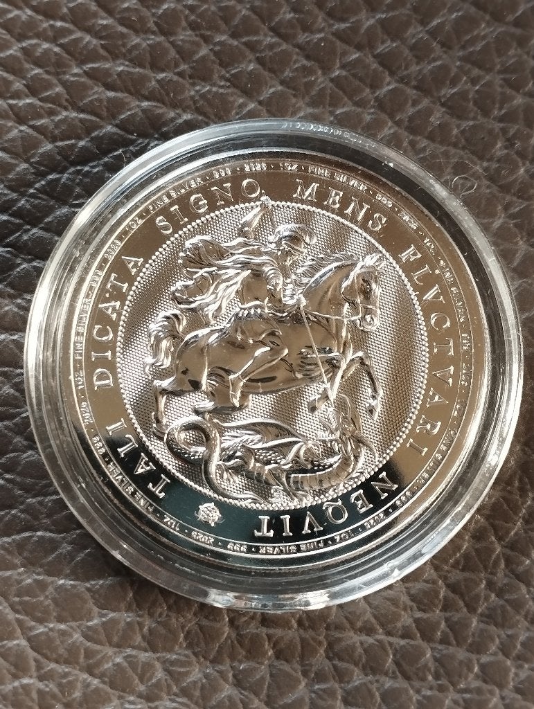 1 oz .999 zilver ST George and the Dragon 2026, Ophalen, Zilver