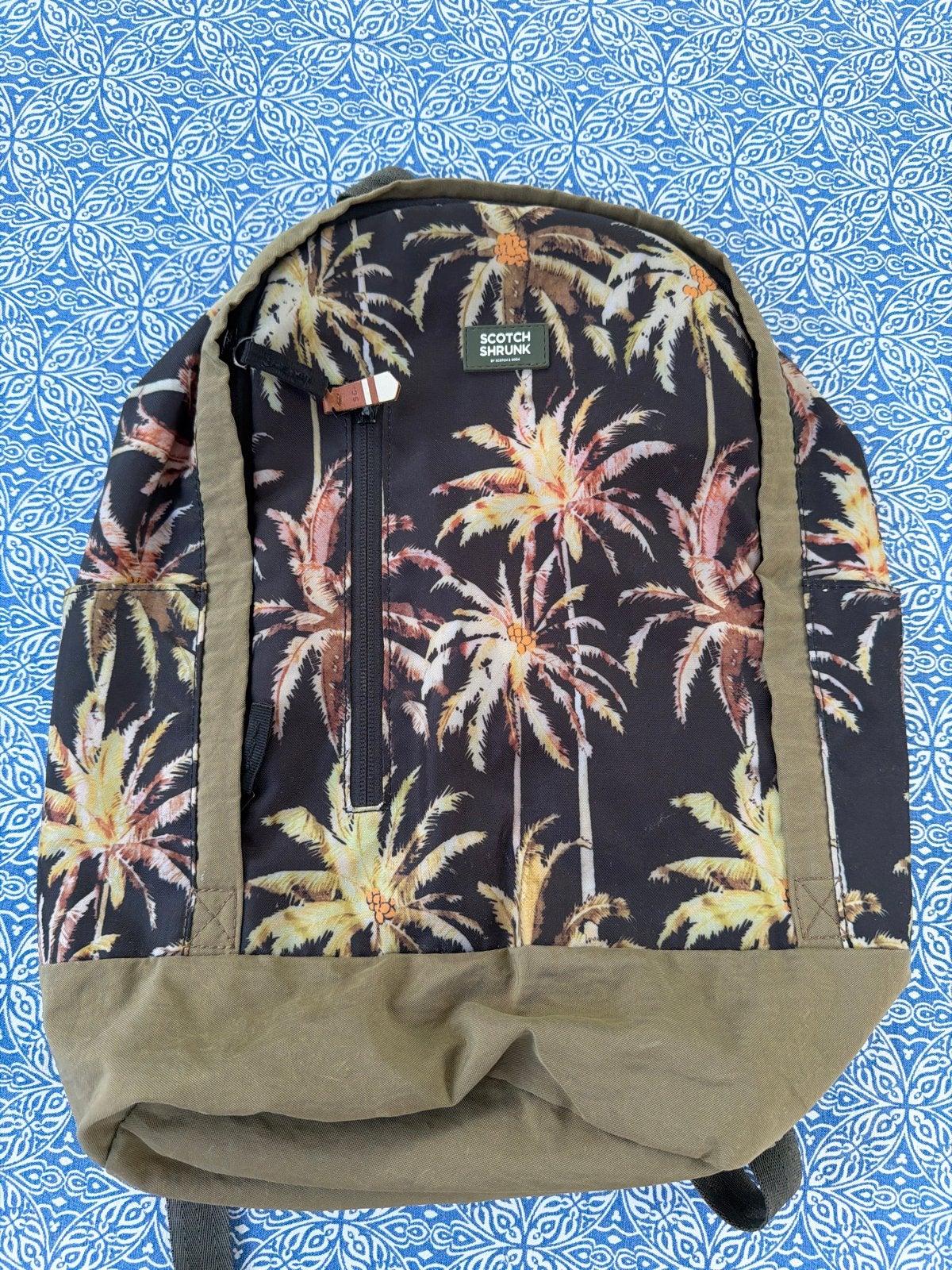 Scotch Shrunk Rugzak met Palmboomprint, Ophalen of Verzenden, Gebruikt, 25 tot 40 cm, Overige merken