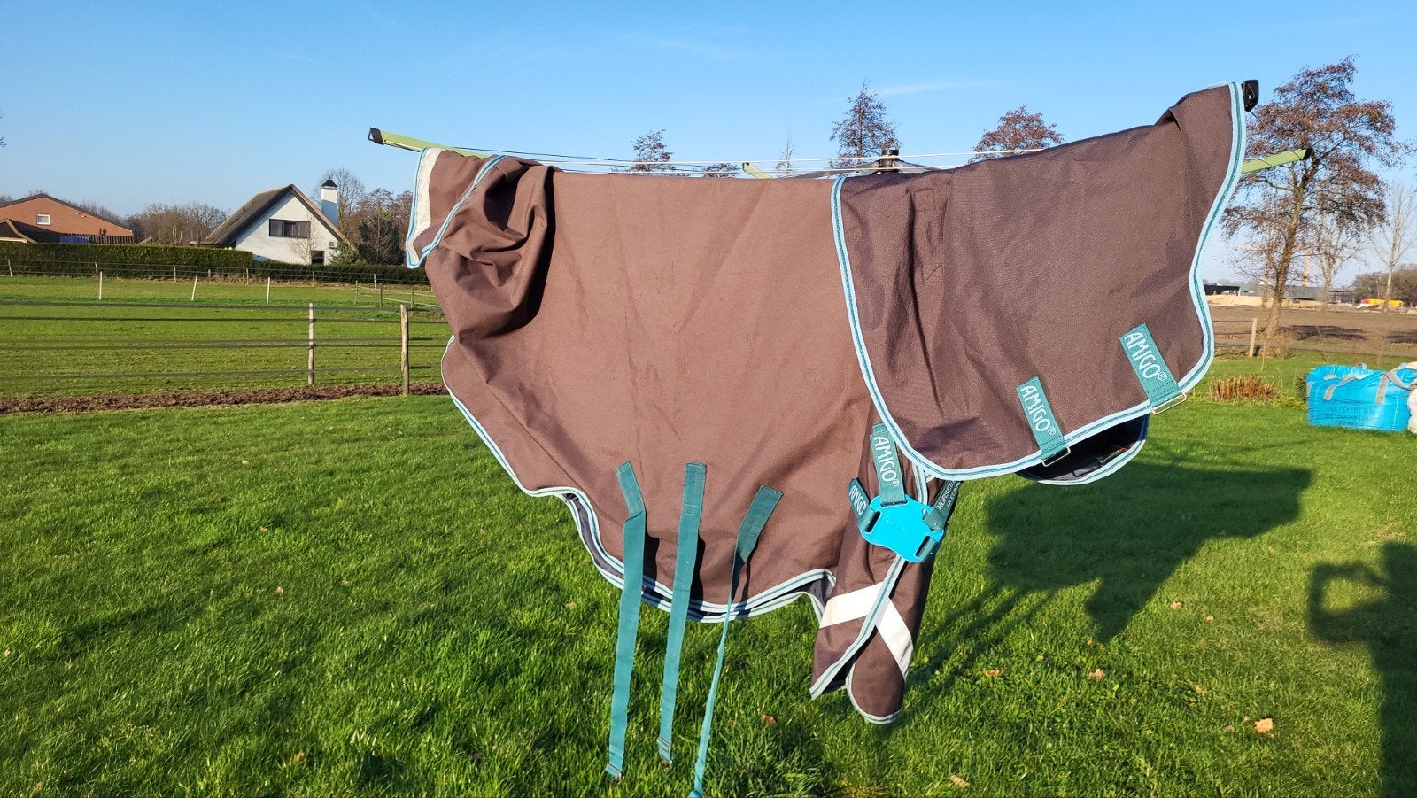 HORSEWARE IRELAND AMIGO BRAVO 12 PLUS DF regendeken 5,9", Ophalen of Verzenden, Zo goed als nieuw, 0 g, Cob (M)