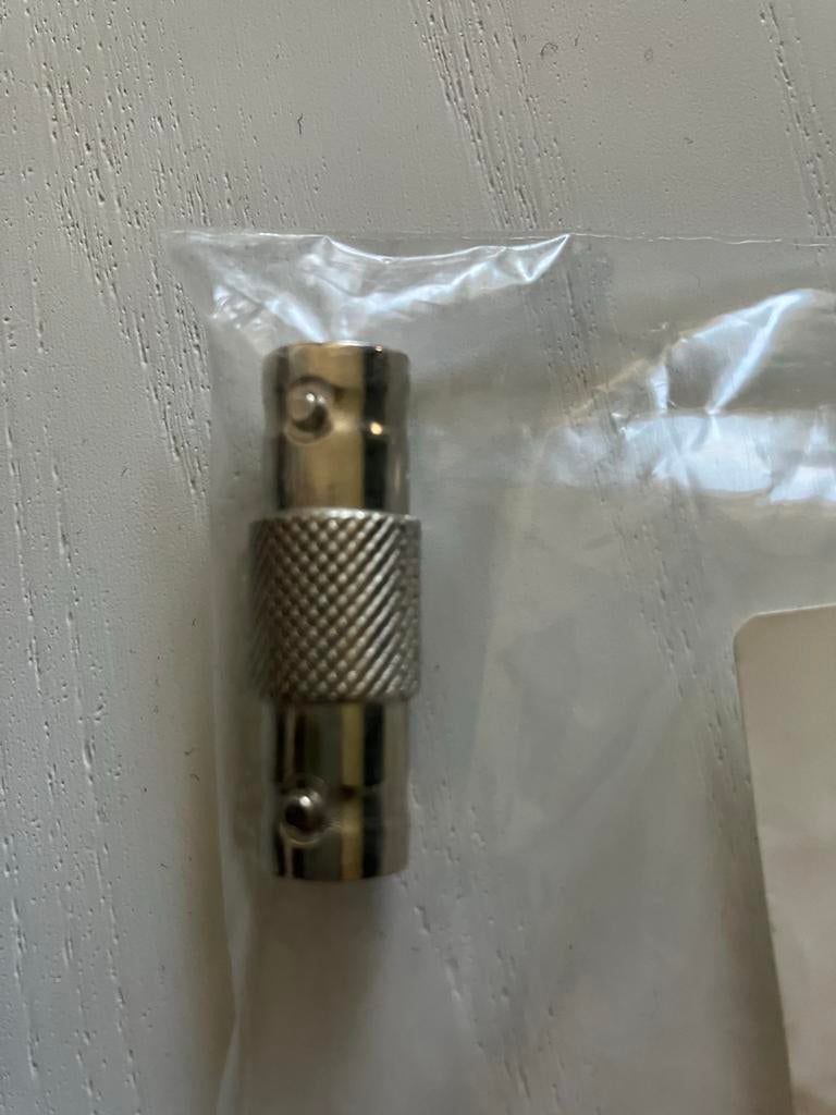 BNC-connector voor coaxkabels - Meetapparatuur, CCTV, Radio, Ophalen of Verzenden, Nieuw, Minder dan 2 meter, Coaxiale kabel