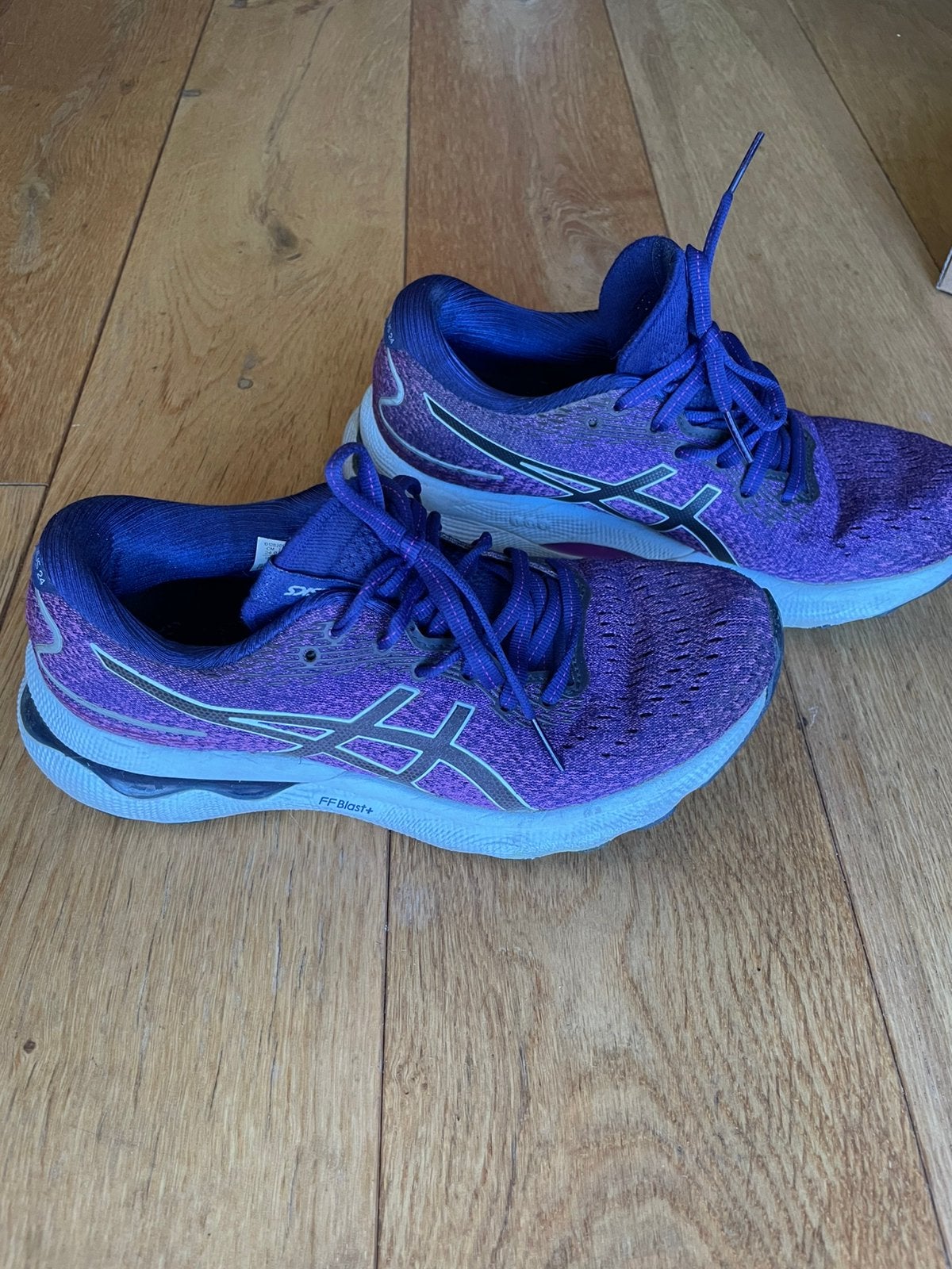 Asics hardloopschoenen maat 38, Ophalen of Verzenden, Gebruikt, Hardloopschoenen, Asics