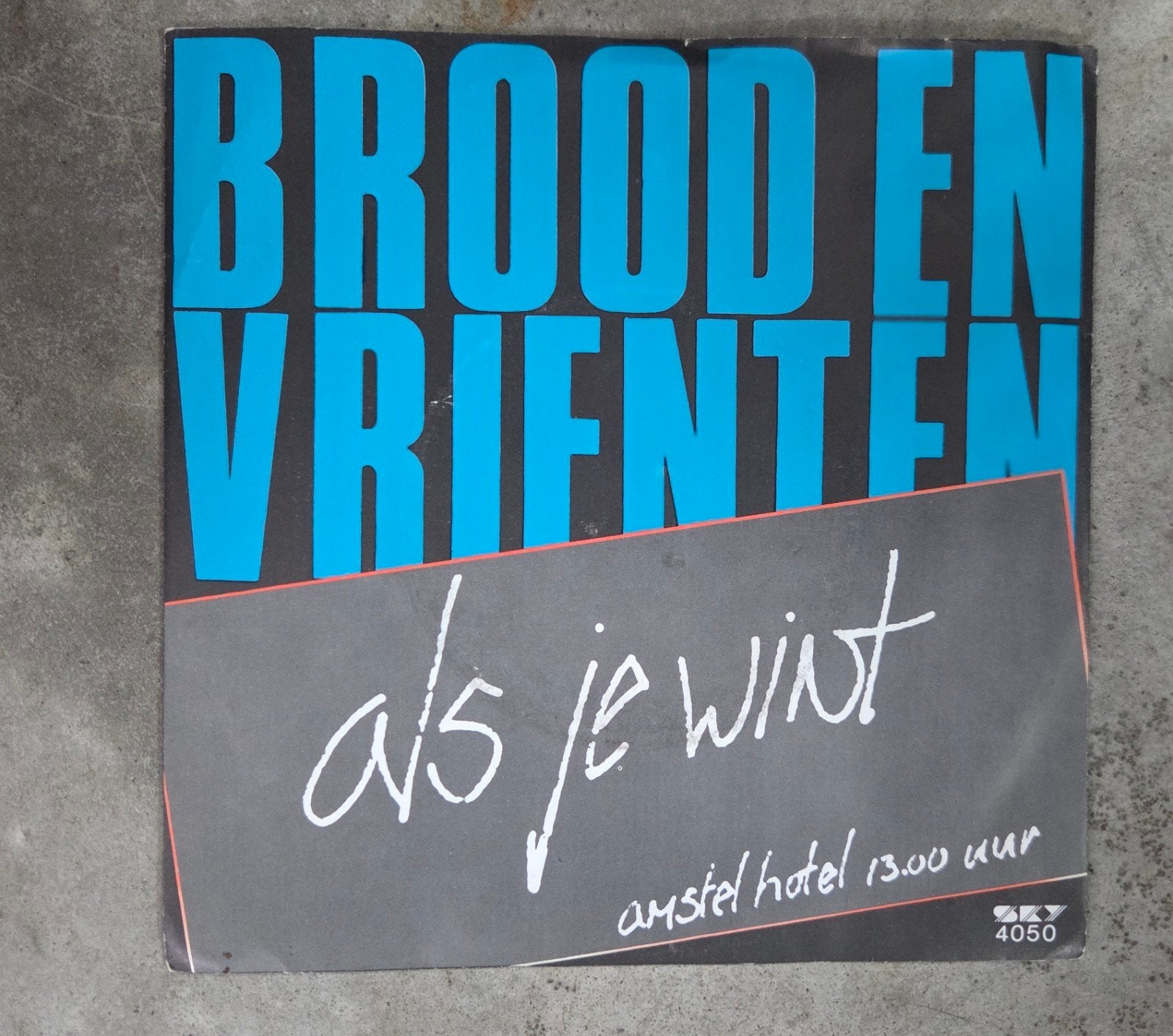 Henny Vrienten met Herman Brood - Als Je Wint 7 inch vinyl, Cd's en Dvd's, Gebruikt, Fotohoes, Ophalen of Verzenden, EP