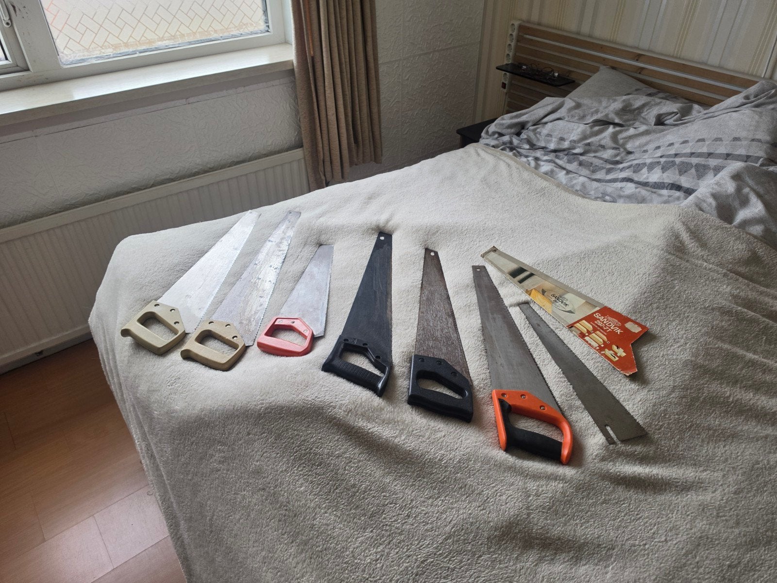7 x handzagen compleet zie ook foyo,s ervan., Ophalen