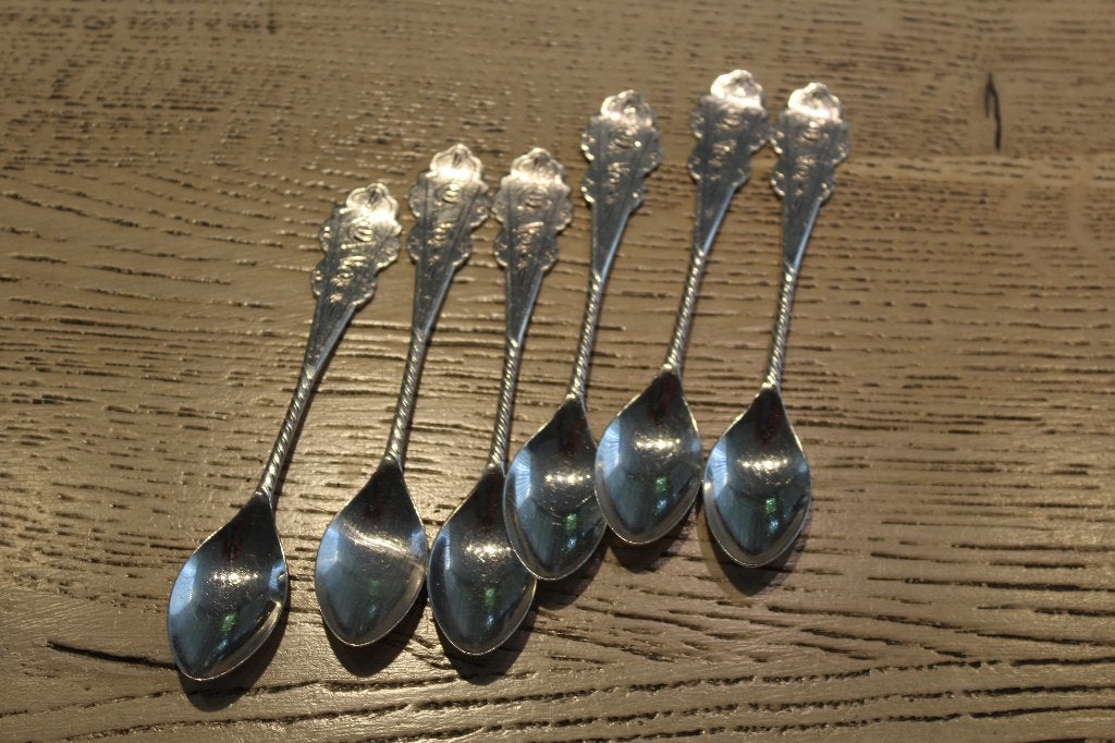 Verzilverd koffielepels, Antiek en Kunst, Ophalen of Verzenden