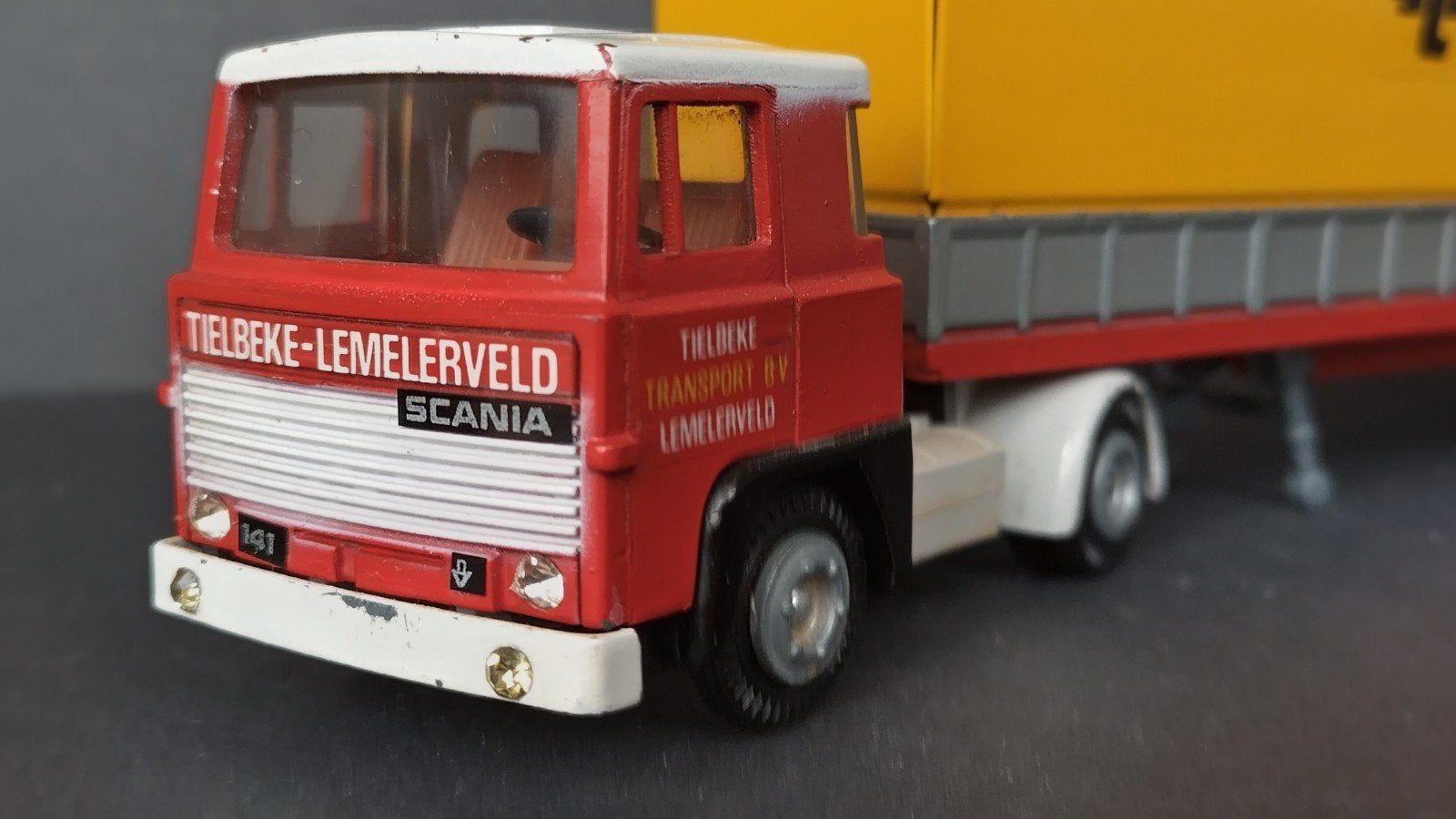 Scania 141 Tielbeke Lemelerveld 1:50 Tekno Pol, Verzenden, ., Tekno, Zo goed als nieuw