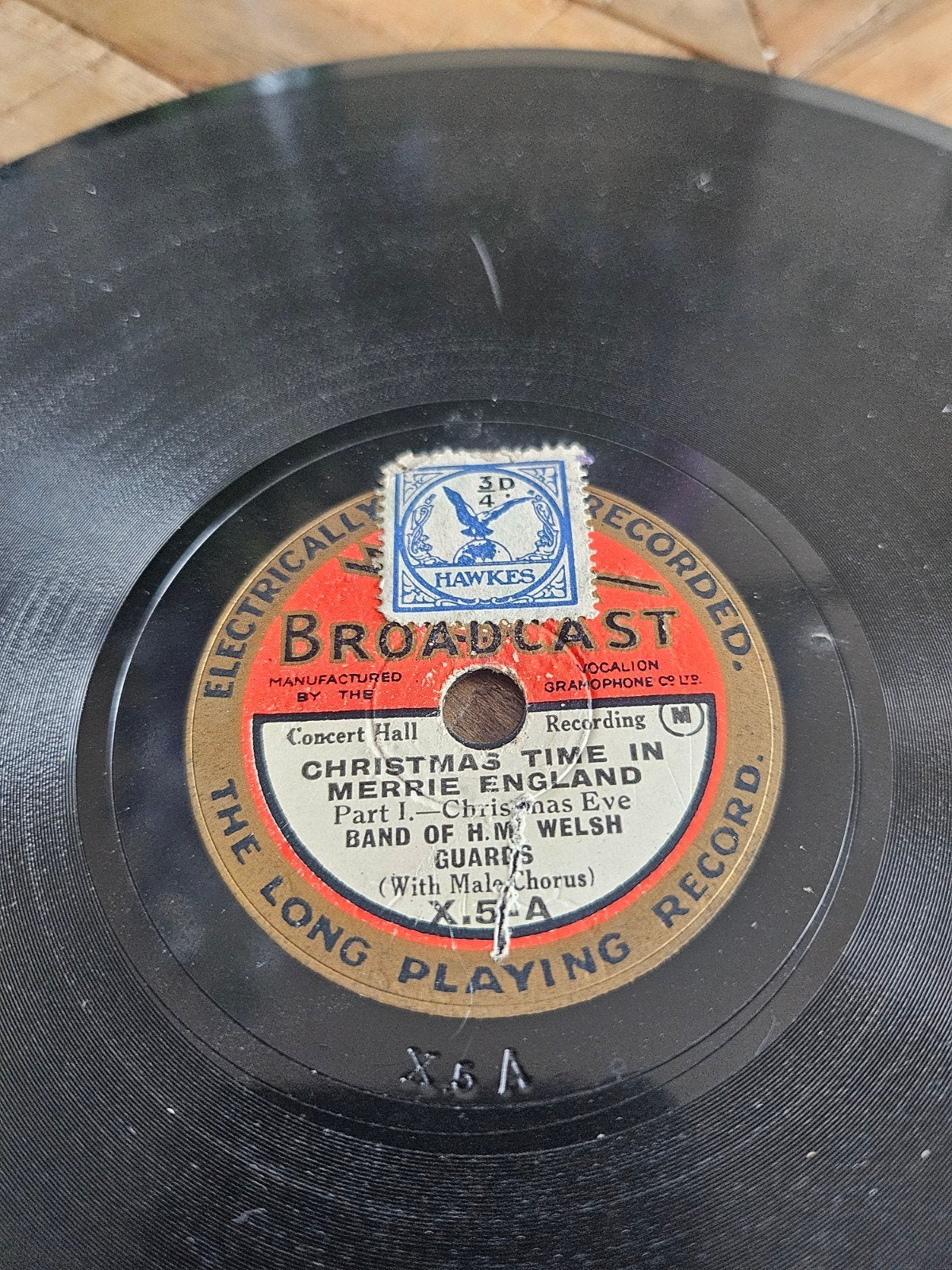 Antieke 78 toeren plaat: Christmas Time in Merrie England, LP, Gebruikt, 10 inch, Overige genres