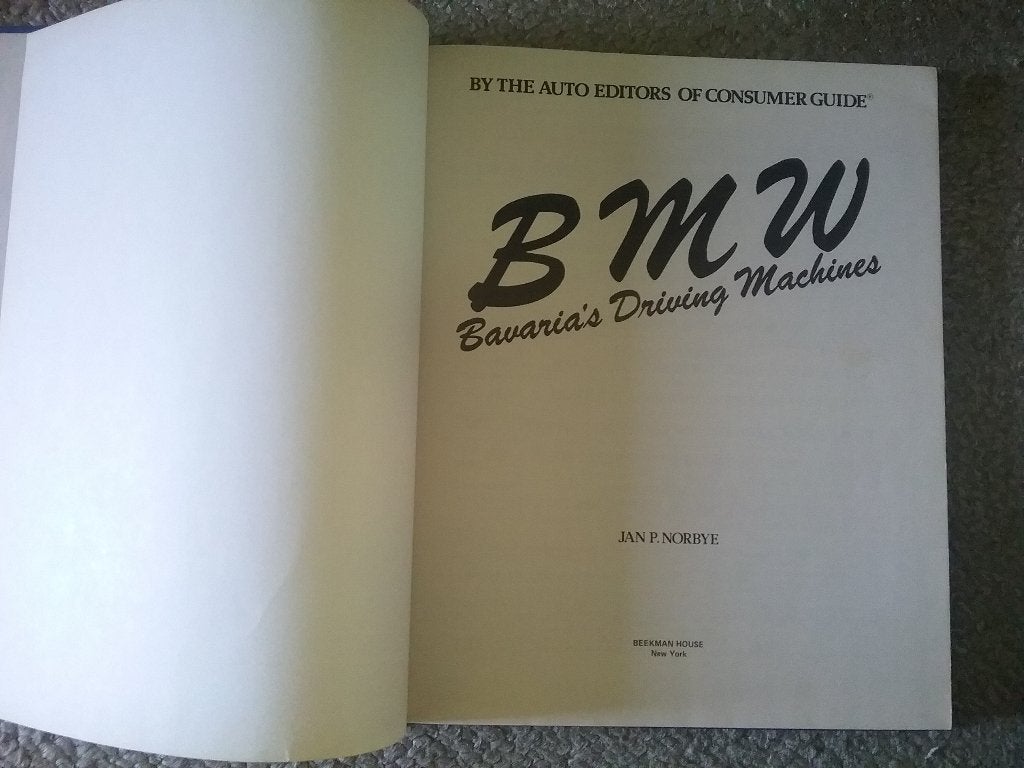 BMW - Bavaria's Driving Machines / Jan P. Norbye (1984), Ophalen of Verzenden, Gelezen, BMW