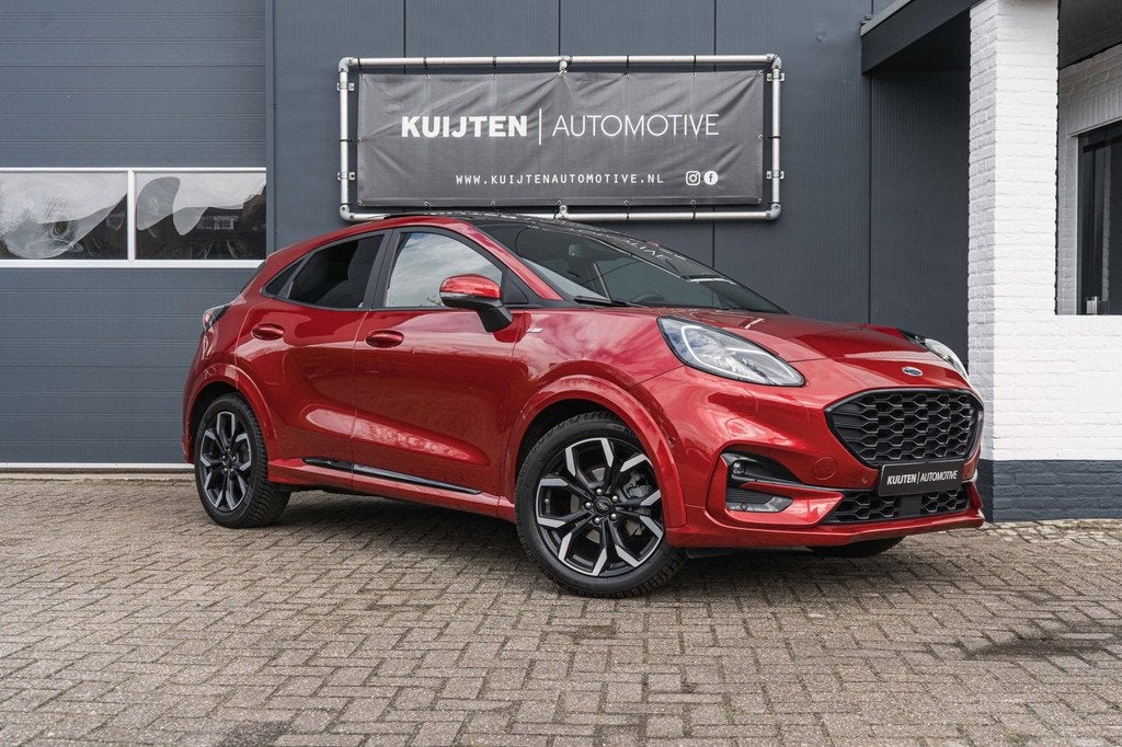 Ford Puma 1.0 EcoBoost Hybrid ST-Line X / Full options!, Voorwielaandrijving, 125 pk, Leder en Stof, Bedrijf