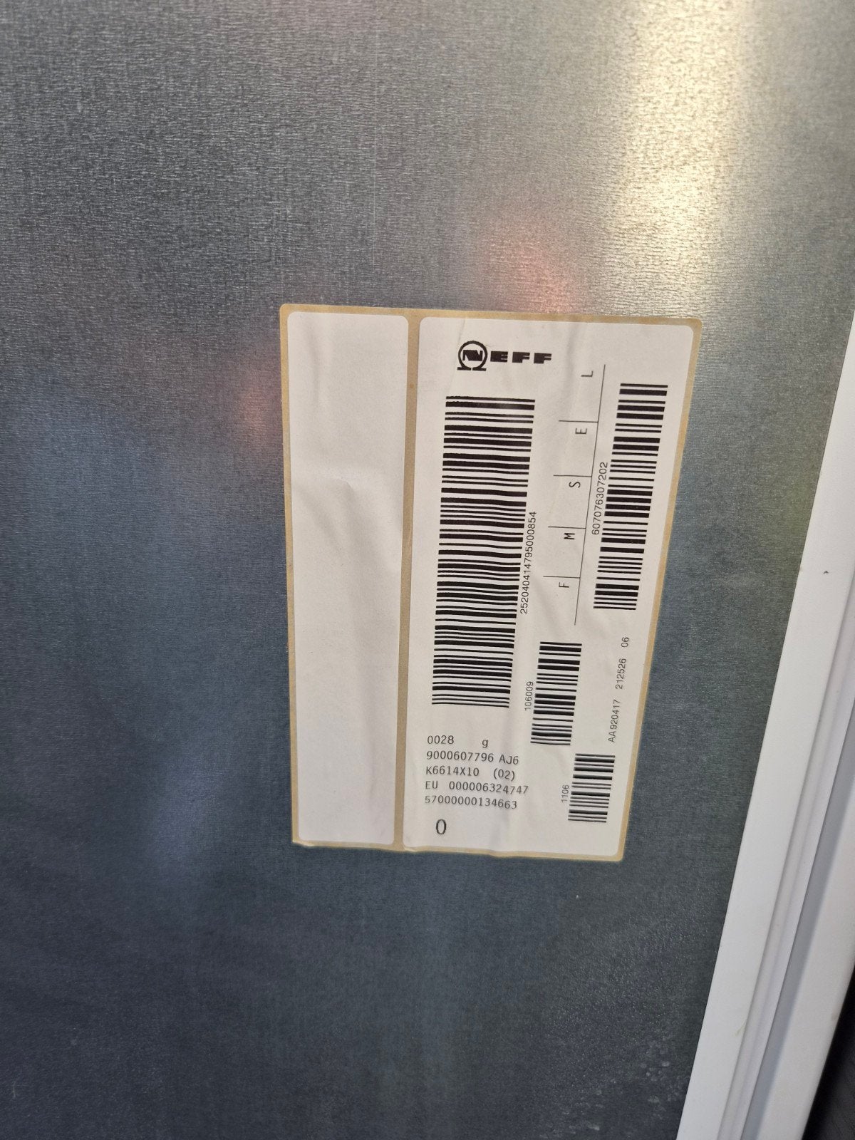 Neff K6614X10 Koelkast - Zo goed als nieuw, Zonder vriesvak, 100 tot 150 liter, Zo goed als nieuw, Energieklasse A of zuiniger