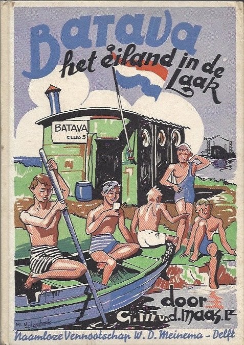 Batava het eiland in de Laak-G.M.v.d.Maas Lz. (1947), Verzenden, Zo goed als nieuw
