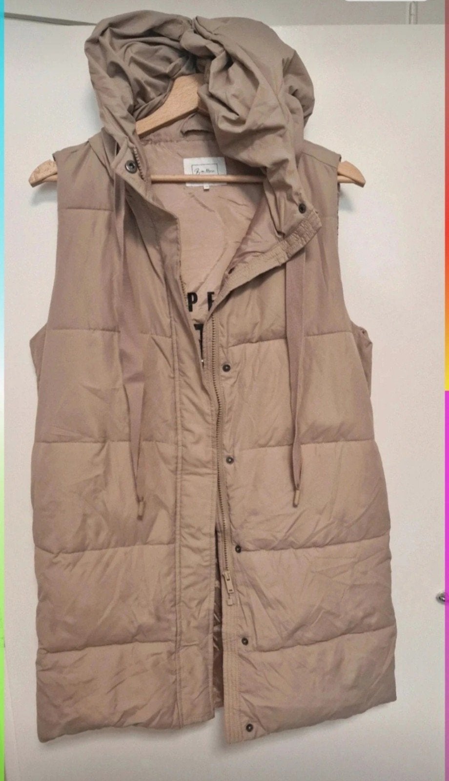 BiemBlen bodywarmer maat XS, Verzenden, Beige, Maat 34 (XS) of kleiner, BiemBlen