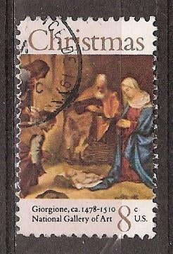 USA, Kerstmis, nr. 2, 1971., Ophalen of Verzenden, Gestempeld, Noord-Amerika