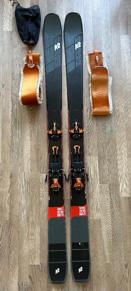 K2 Mindbender (Tour/Freeride Ski) (177CM) met Kingpin 13, 160 tot 180 cm, Zo goed als nieuw, Skiën, Ski's