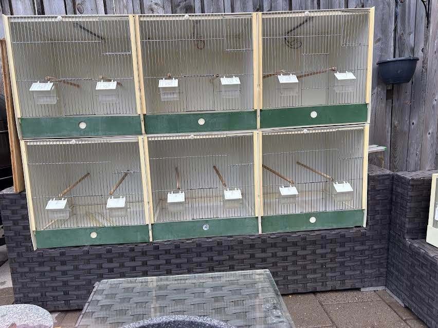 6 Heesakkers broed kooien, Dieren en Toebehoren, Ophalen, Gebruikt, Kunststof, Broedkooi of Kweekkooi
