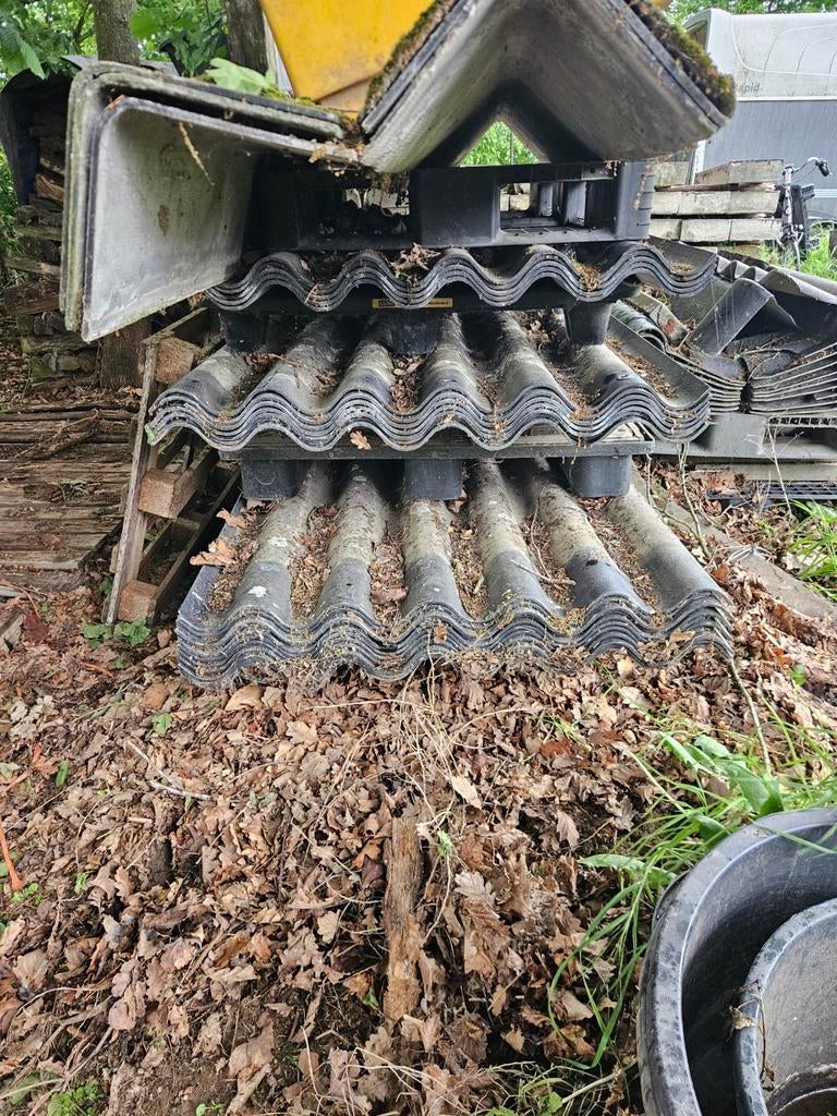 Golfplaten/ dakplaten/ afdak, Ophalen