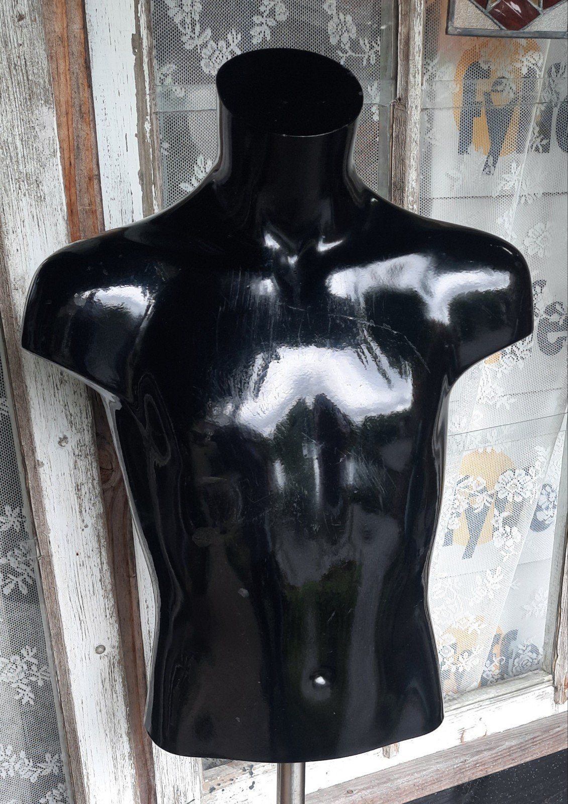 Mannelijke etalagepop-torso, lees de beschrijving, Ophalen of Verzenden, Gebruikt, Paspop