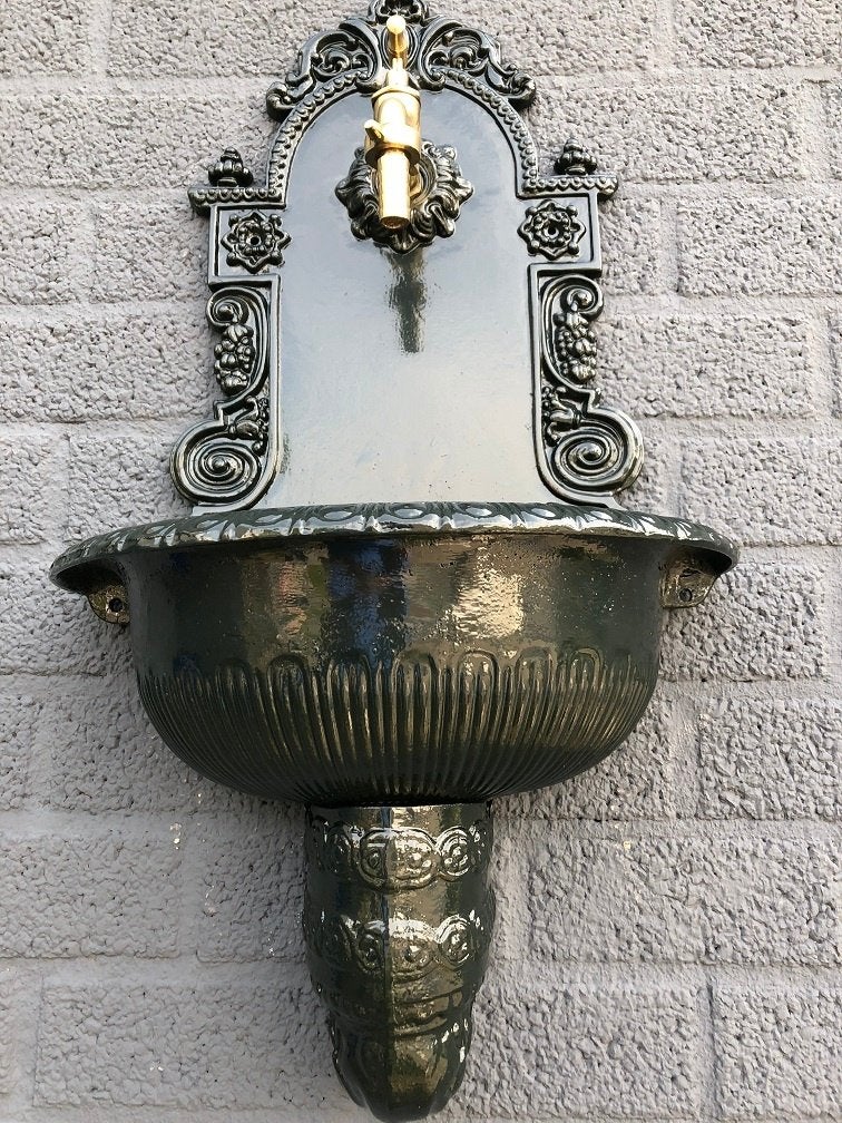 Topkwaliteit wandfontein, wasbak zwaar aluminium, ., Ophalen of Verzenden, ., .