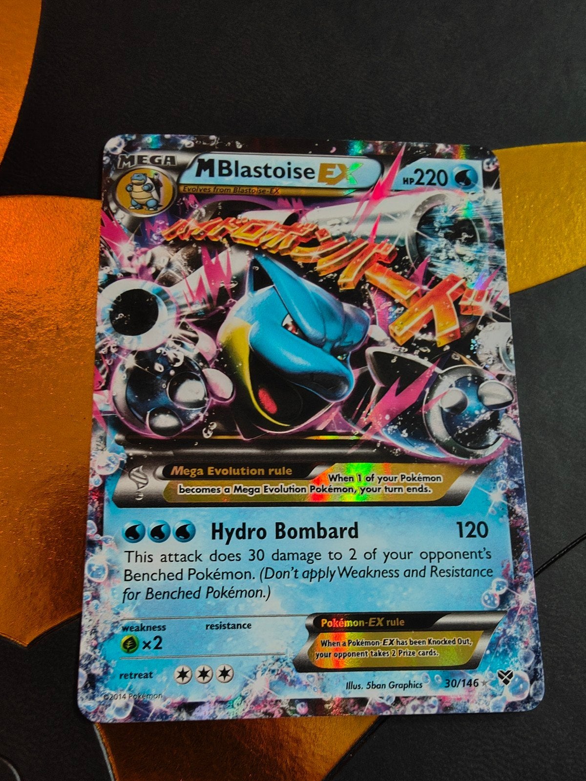 Blastoise 30/146 XY base set, Ophalen of Verzenden, Zo goed als nieuw