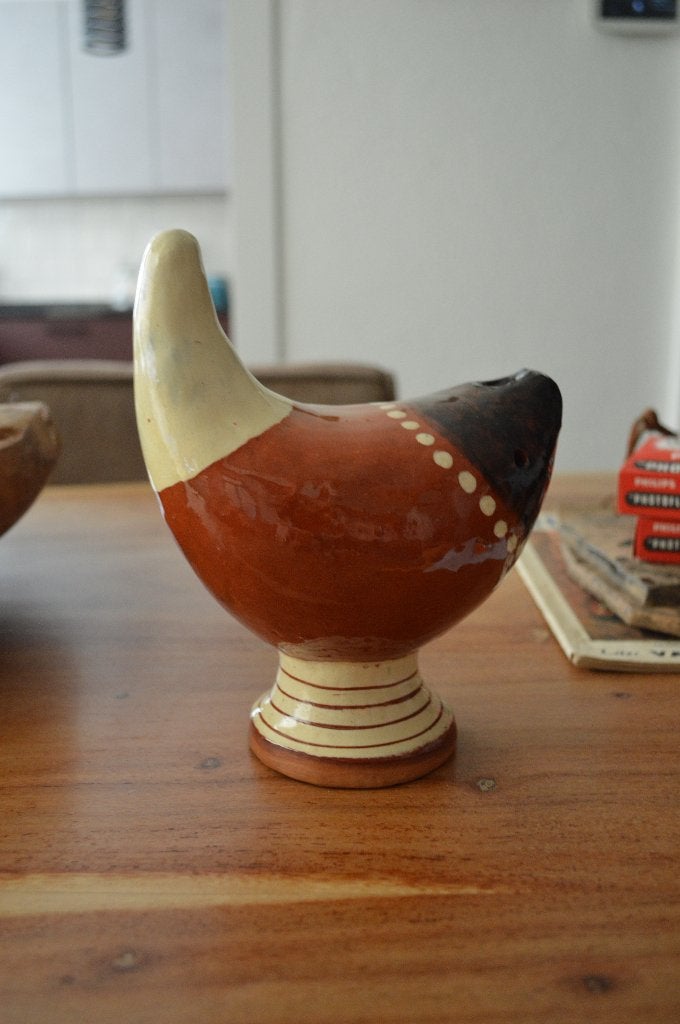 mooie vintage Zweedse vogel  Arvika keramiek GustavPersman, Handgemaakt, Ophalen of Verzenden, 20 - 50 cm, Steen of Keramiek