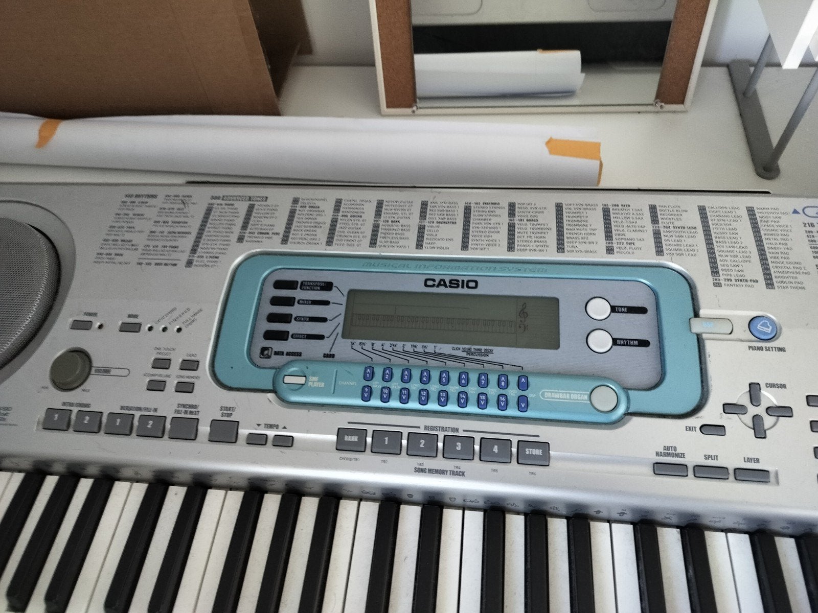 keyboard, Ophalen, 61 toetsen