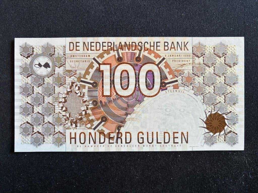 100 gld 1992, Verzenden, 100 gulden, Los biljet