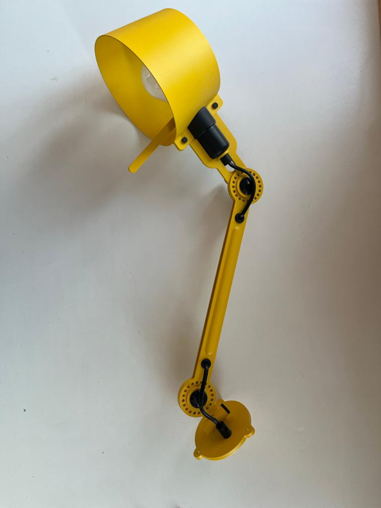 Tonone Bolt Sidefit Wandlamp Geel - Zonder Stekker, Ophalen of Verzenden, Zo goed als nieuw, Metaal