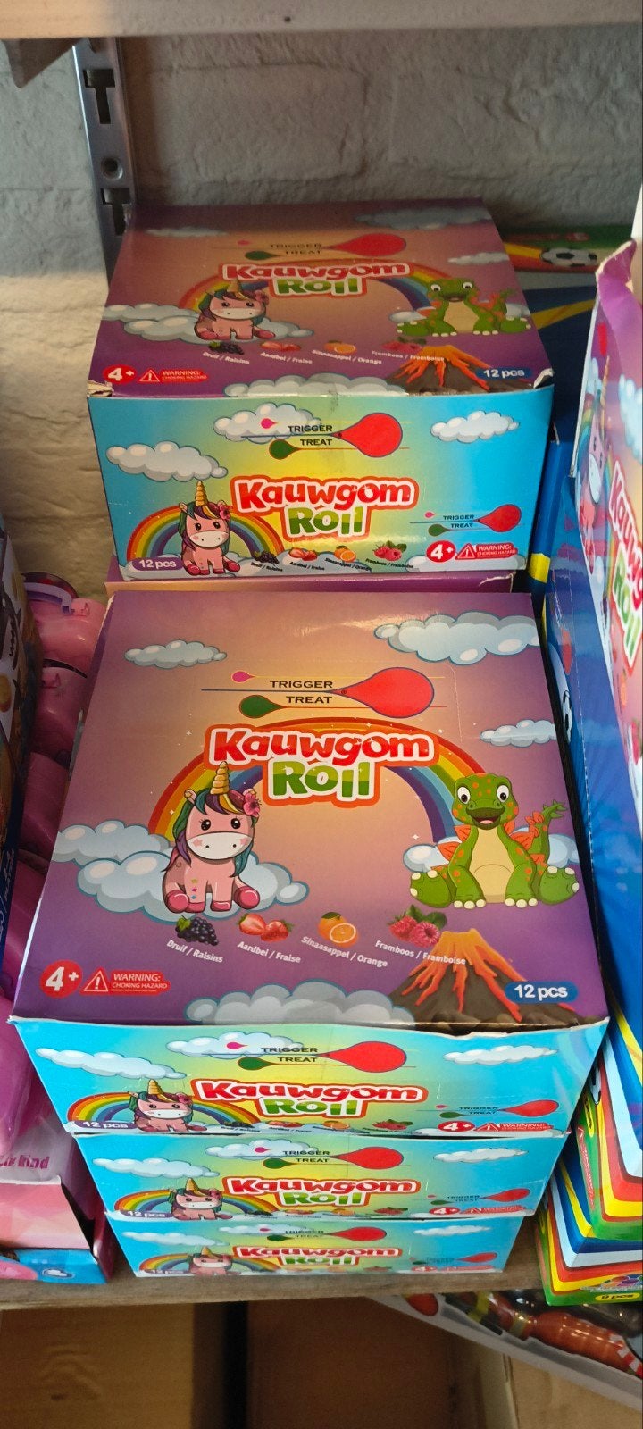 Kauwgomrollen, Ophalen of Verzenden