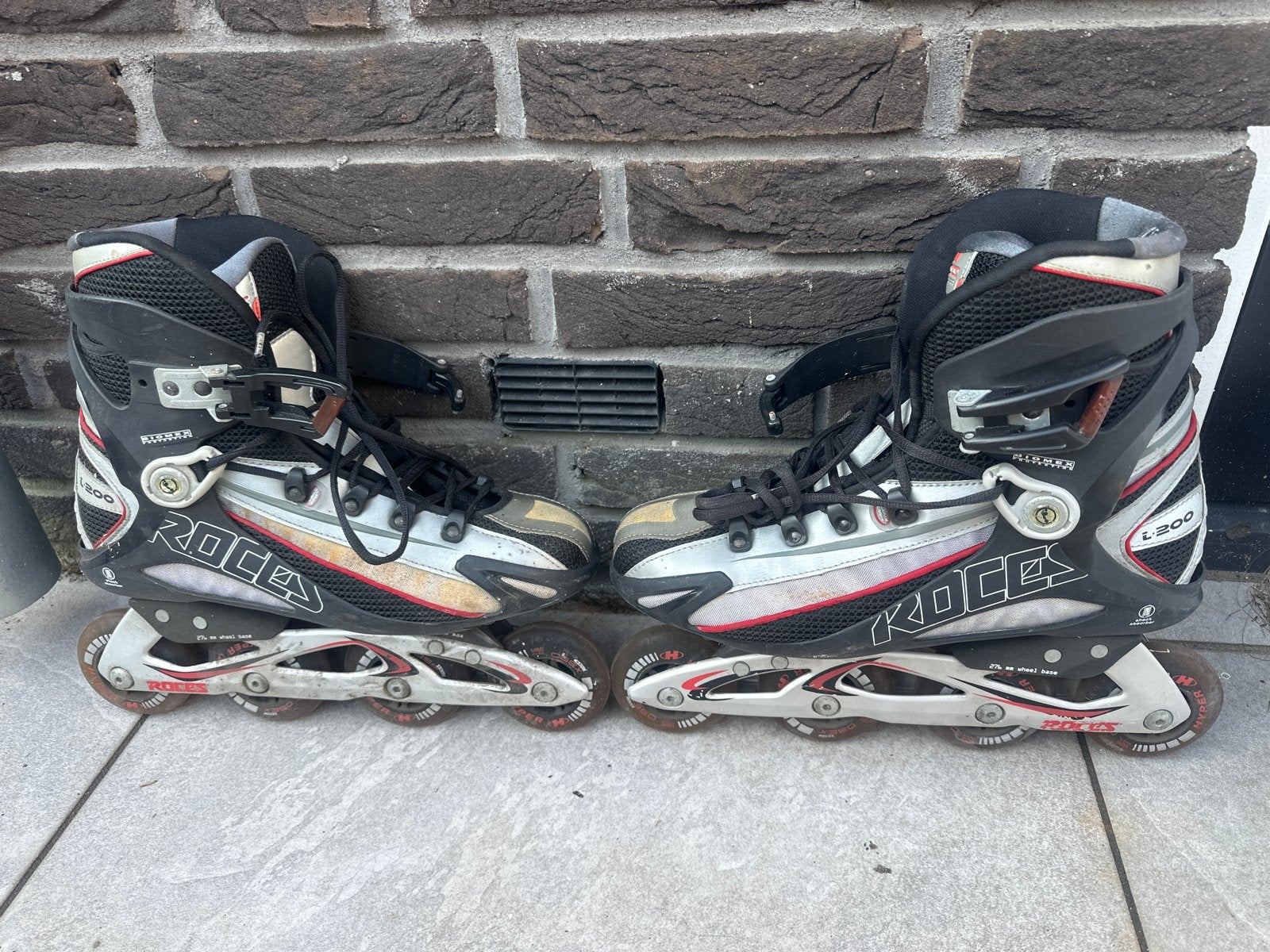 Roces Skeelers L-200 - Maat 43, Sport en Fitness, Skeelers, Ophalen, Gebruikt, Inline skates 4 wielen, Heren