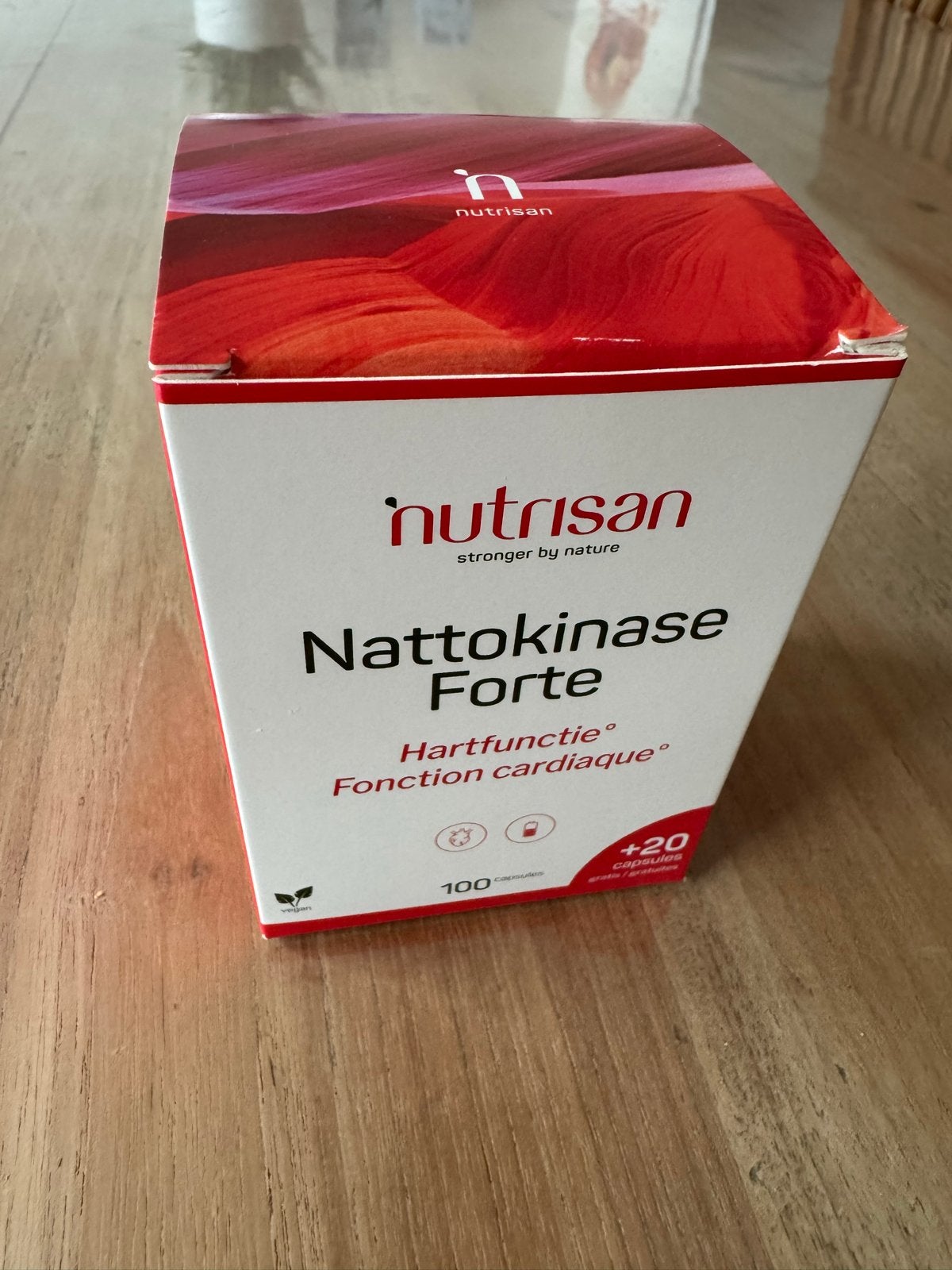 Nutrisan Nattokinase Forte - Hartfunctie - 112 capsules, Ophalen of Verzenden, Nieuw, Overige typen