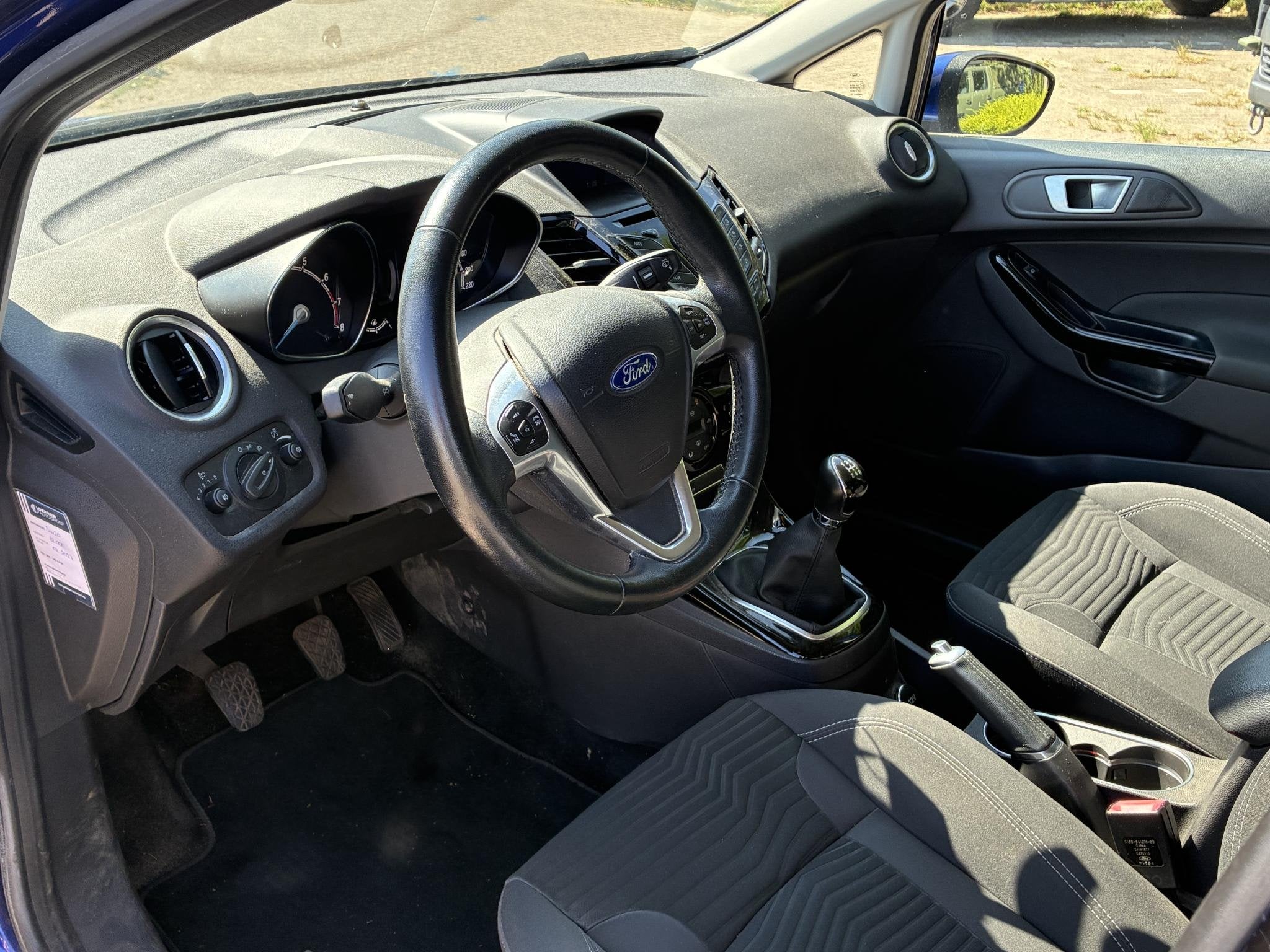 Ford Fiesta 1.0 EcoBoost Titanium, Auto's, Ford, Voorwielaandrijving, Euro 6, Blauw, 23 km/l