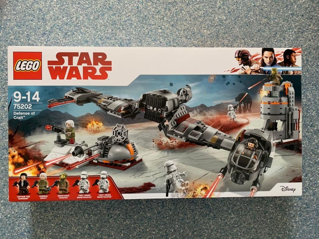 Lego Star Wars Defense of Crait 75202, Star Wars, Lego, Nieuw, Ophalen of Verzenden